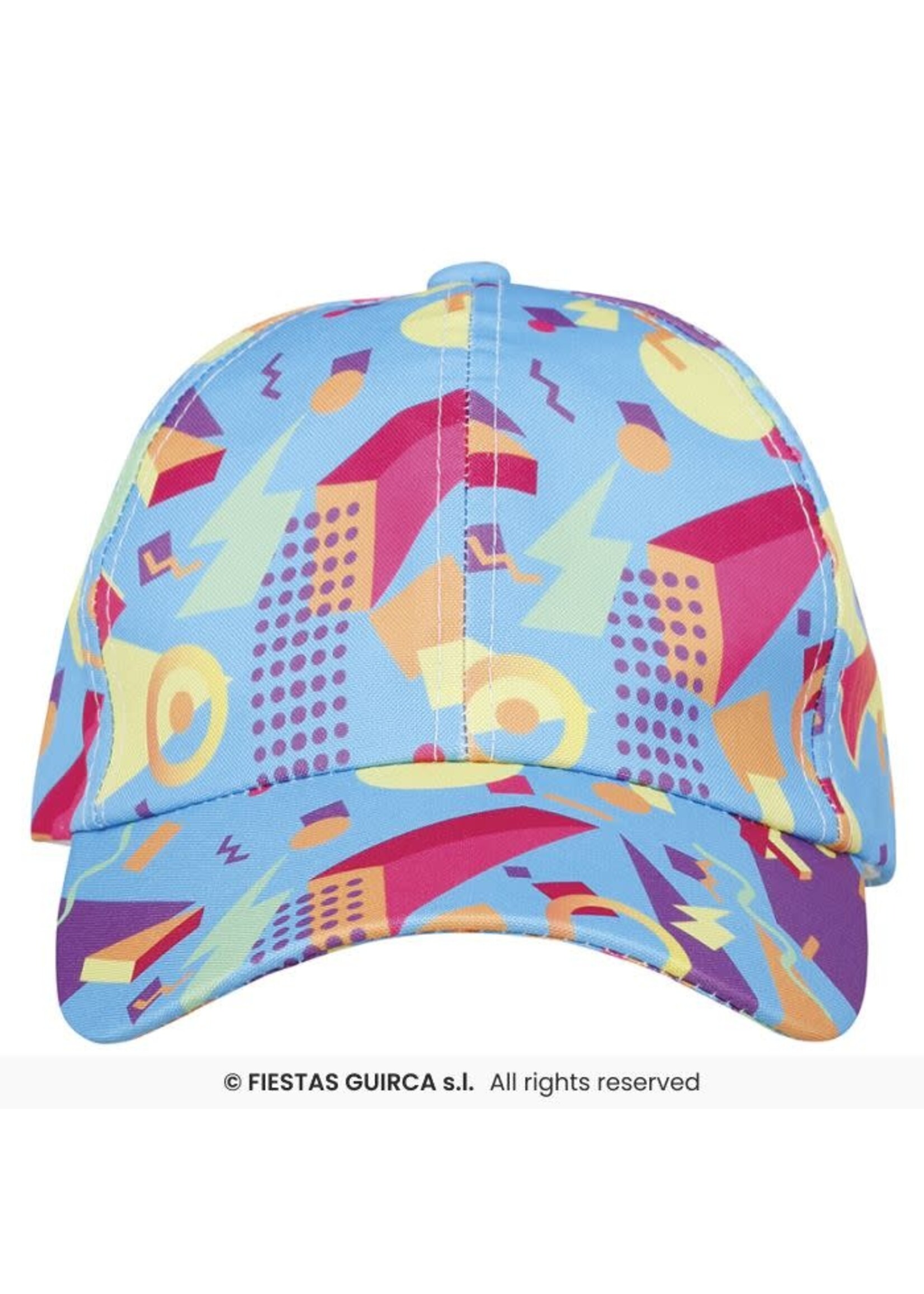 Fiestas Guirca Pet Jaren 80 lichtblauw