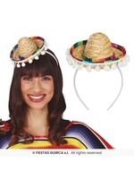 Fiestas Guirca Mexicaanse minihoed tiara