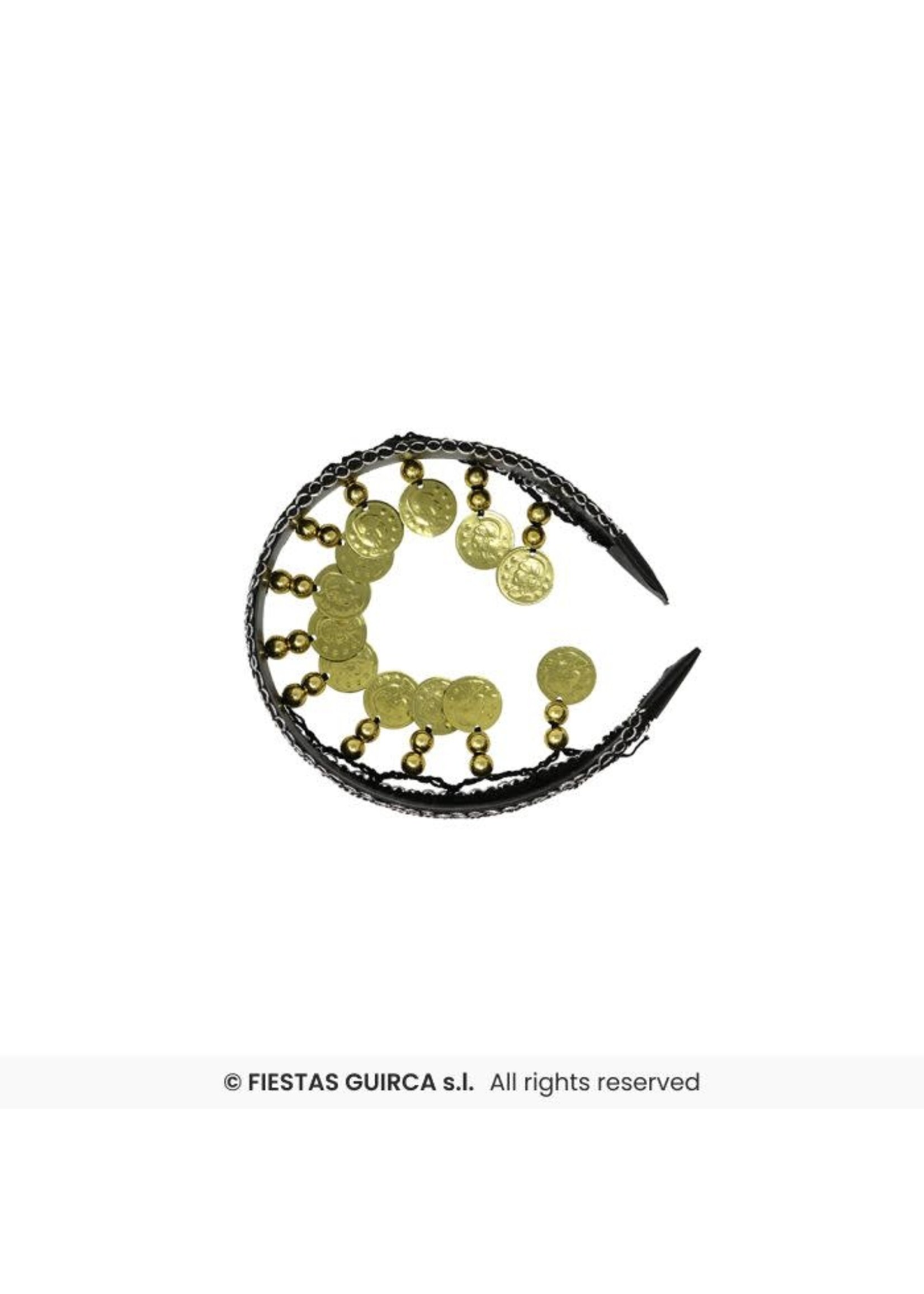 Fiestas Guirca Muntvormige hoofdband Zwart
