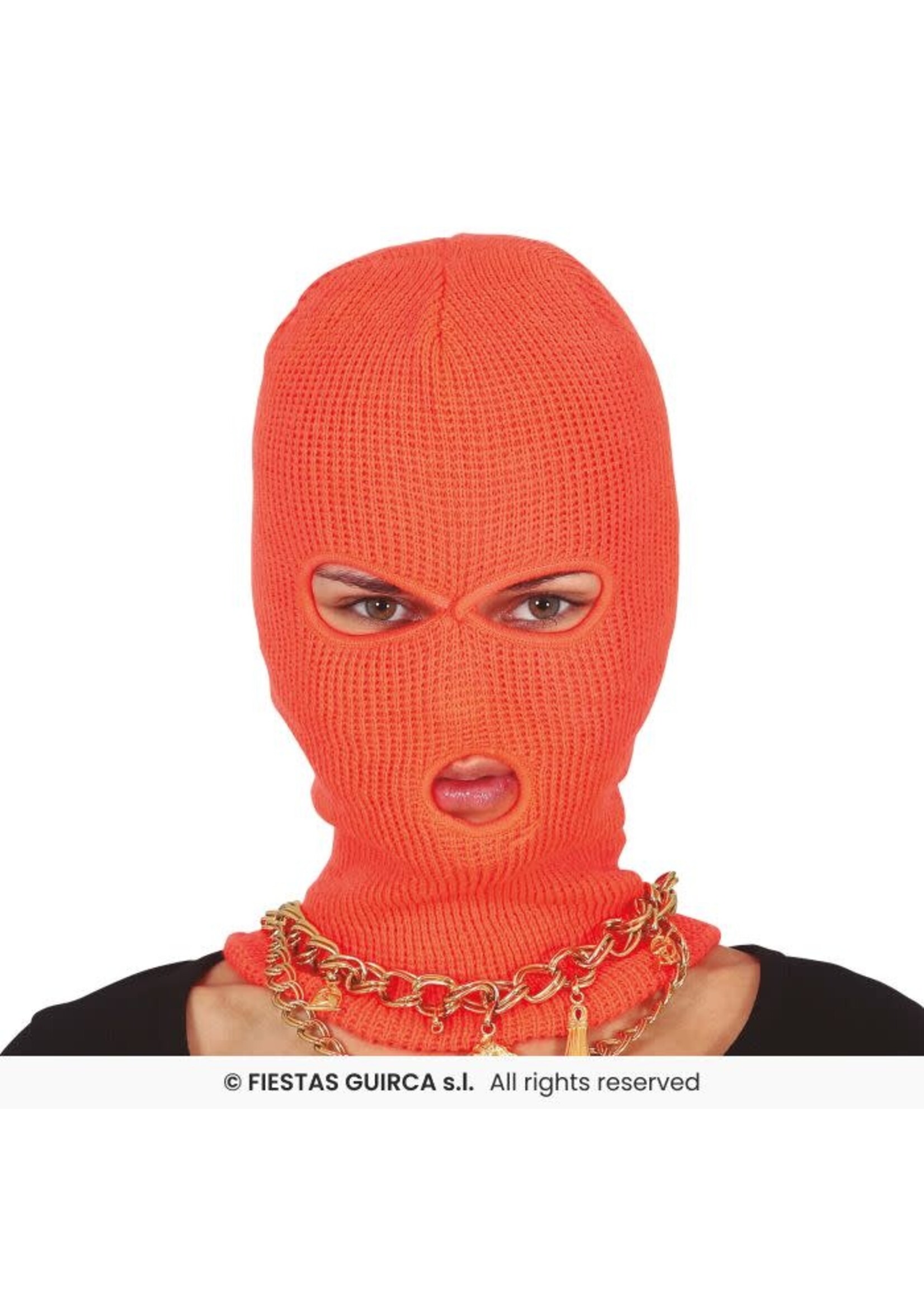 Fiestas Guirca Neon bivakmuts oranje