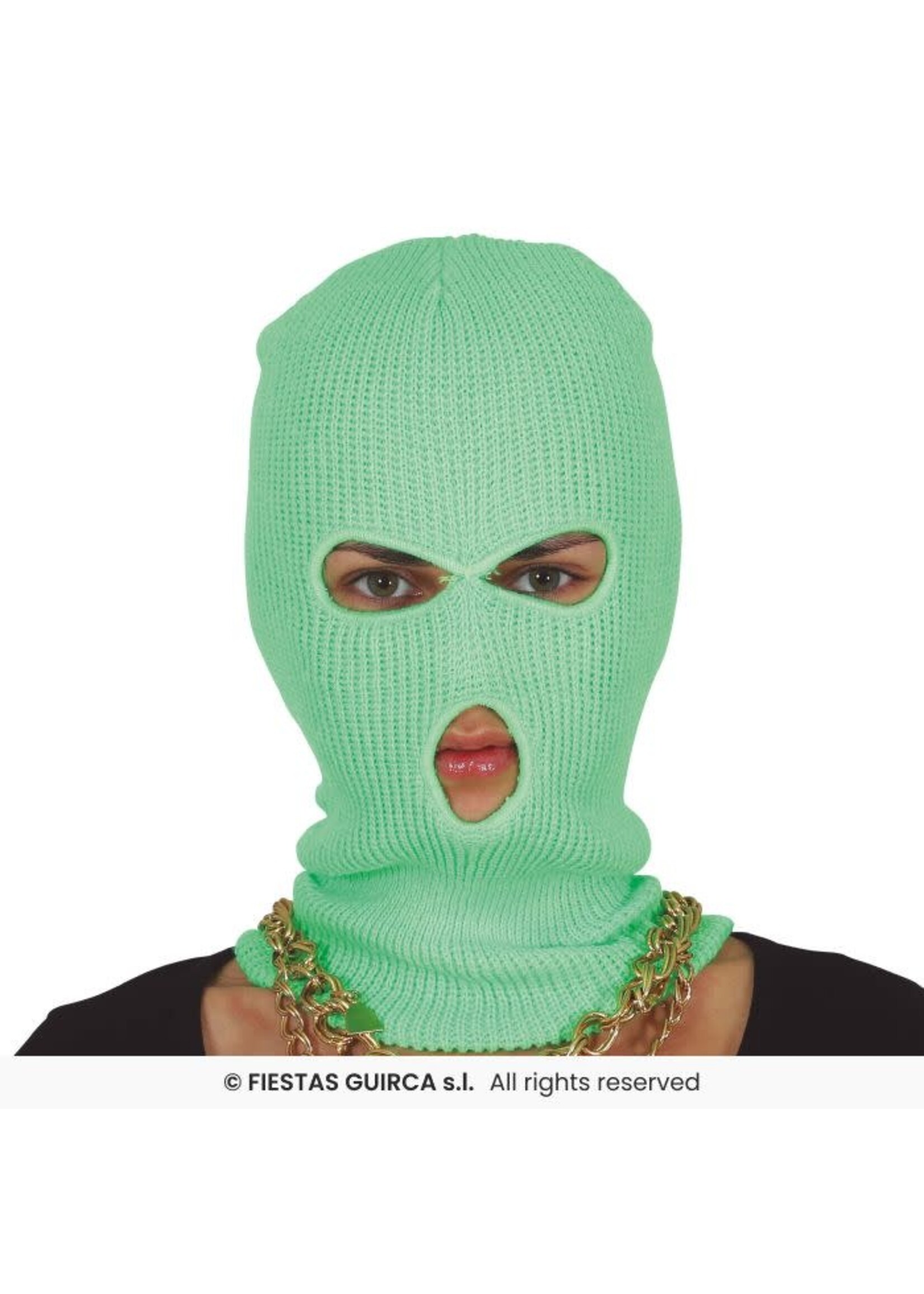 Fiestas Guirca Neon bivakmuts groen