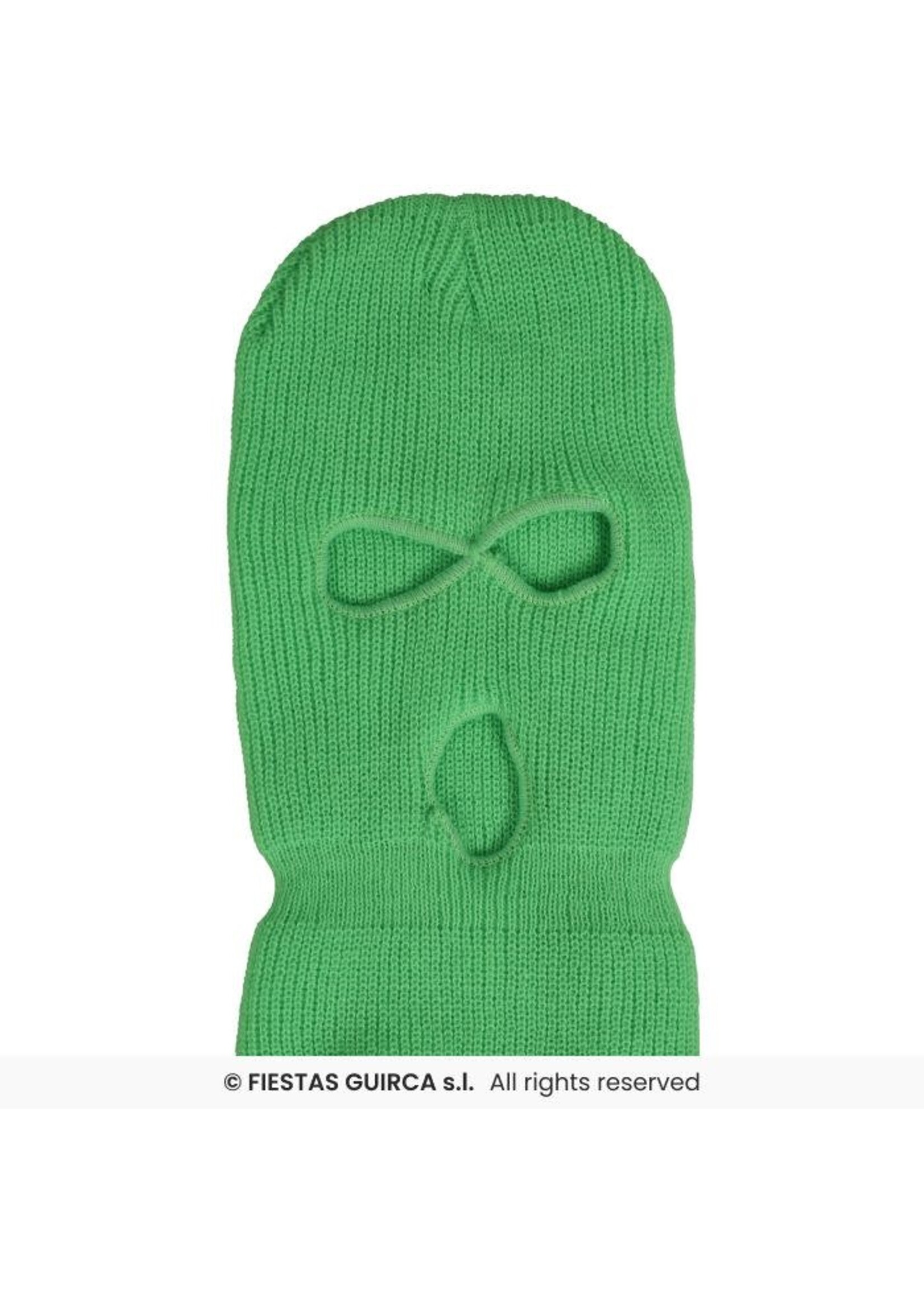 Fiestas Guirca Neon bivakmuts groen