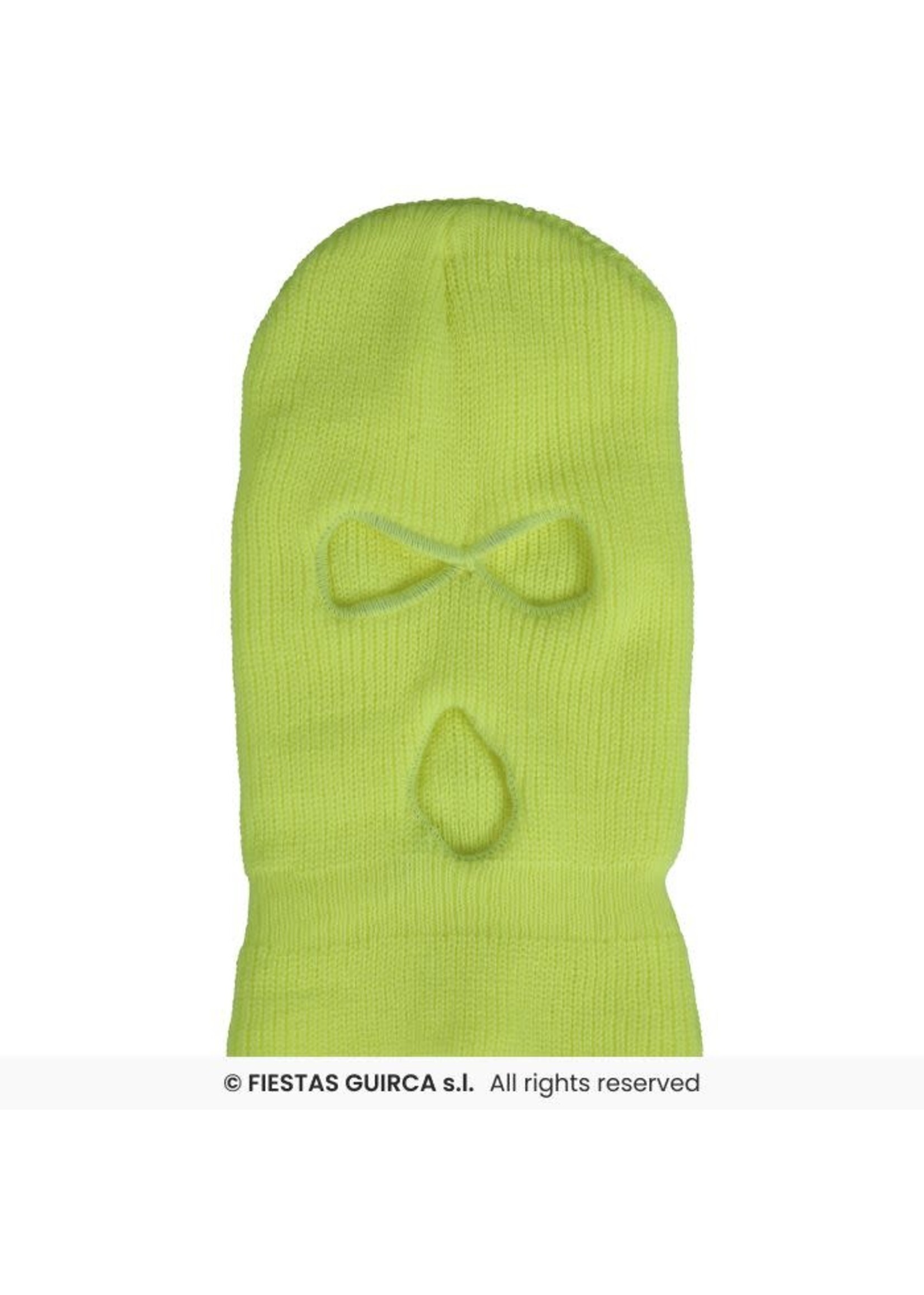 Fiestas Guirca Neon bivakmuts geel