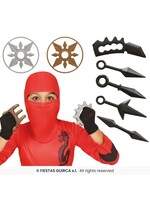 Fiestas Guirca Ninja set van 10 stuks