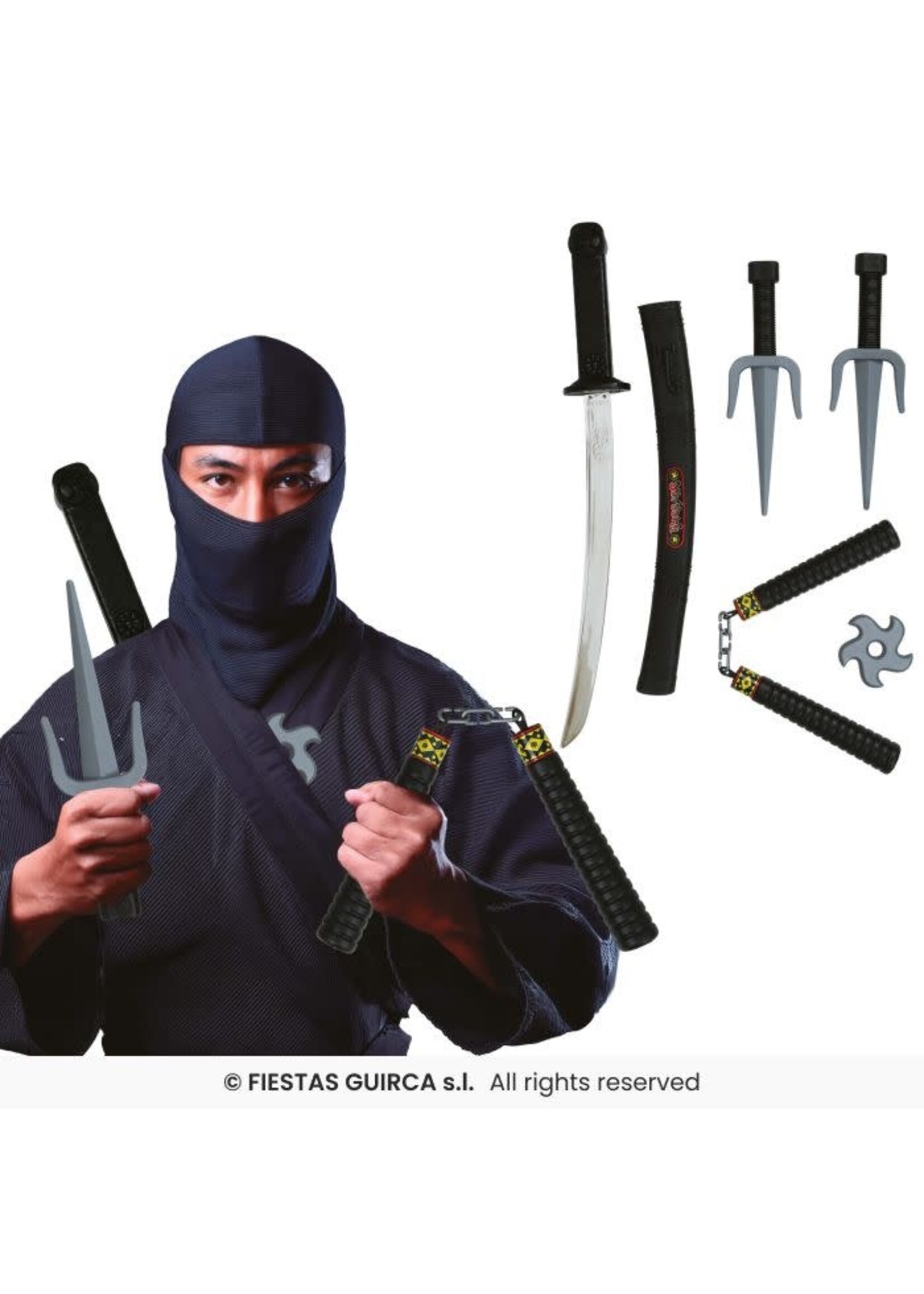 Fiestas Guirca 5-delige ninja-set