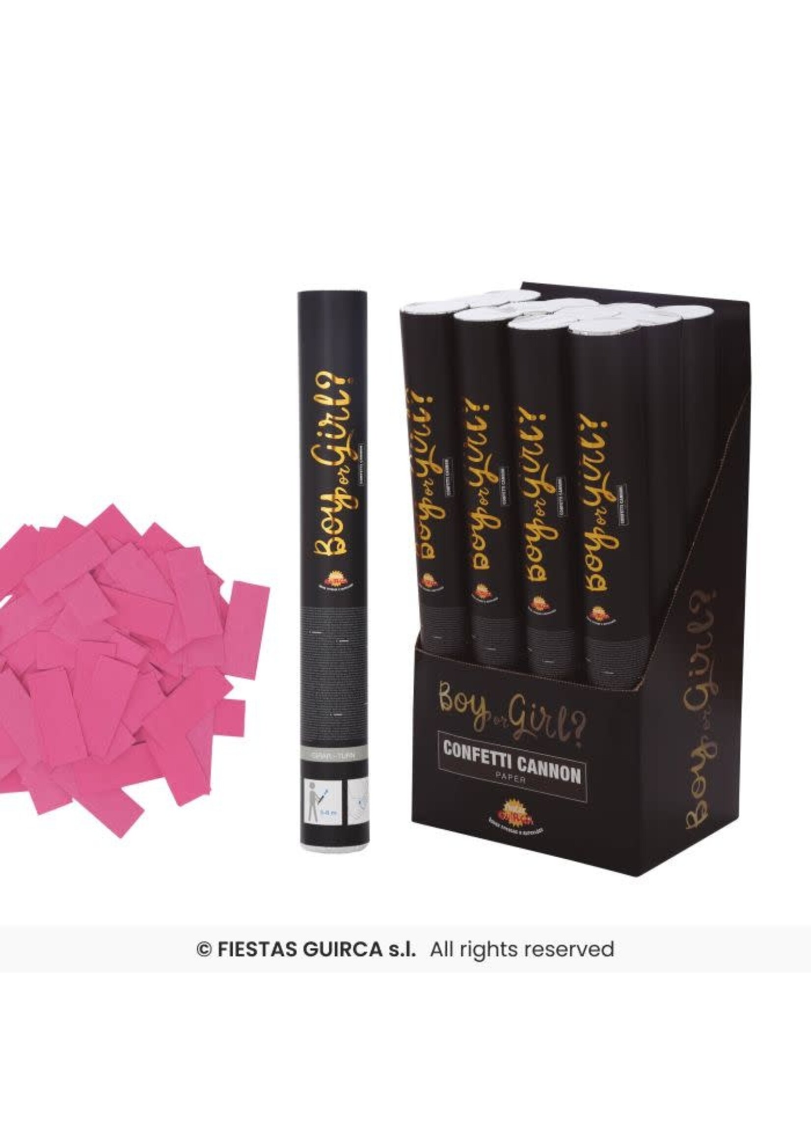 Fiestas Guirca Confettikanon Its a girl