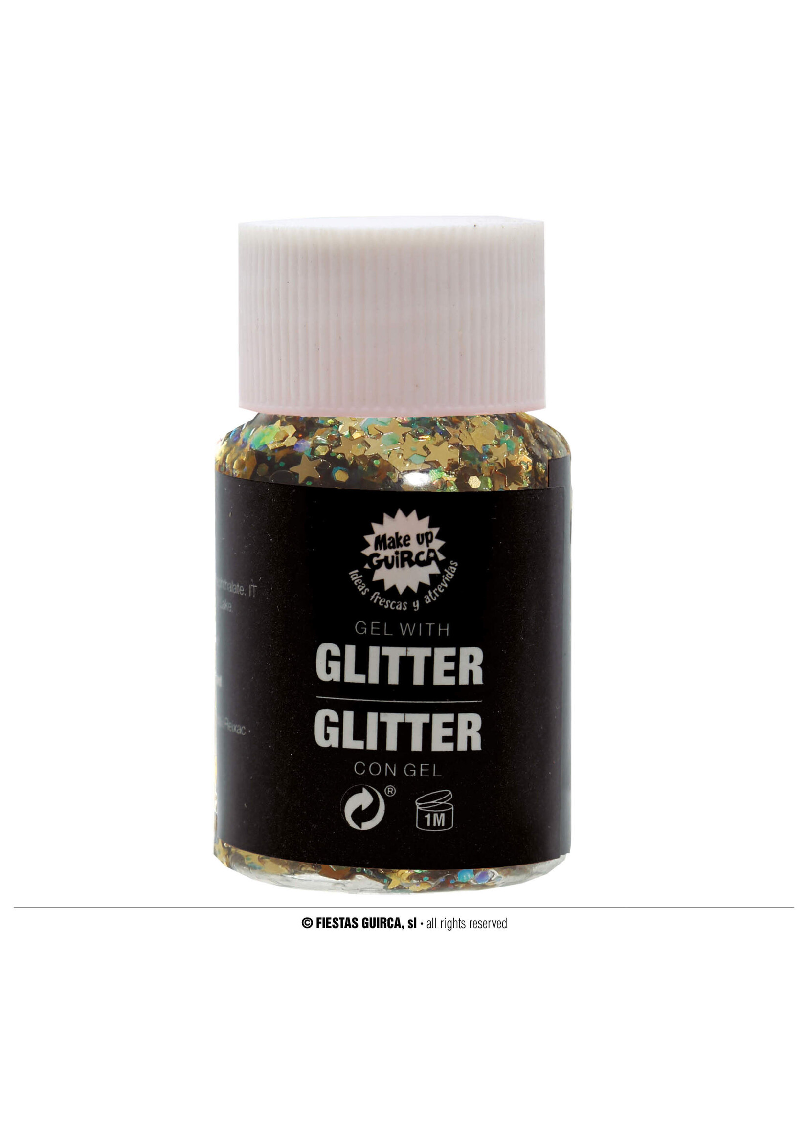 Fiestas Guirca Pot glittergel Goud