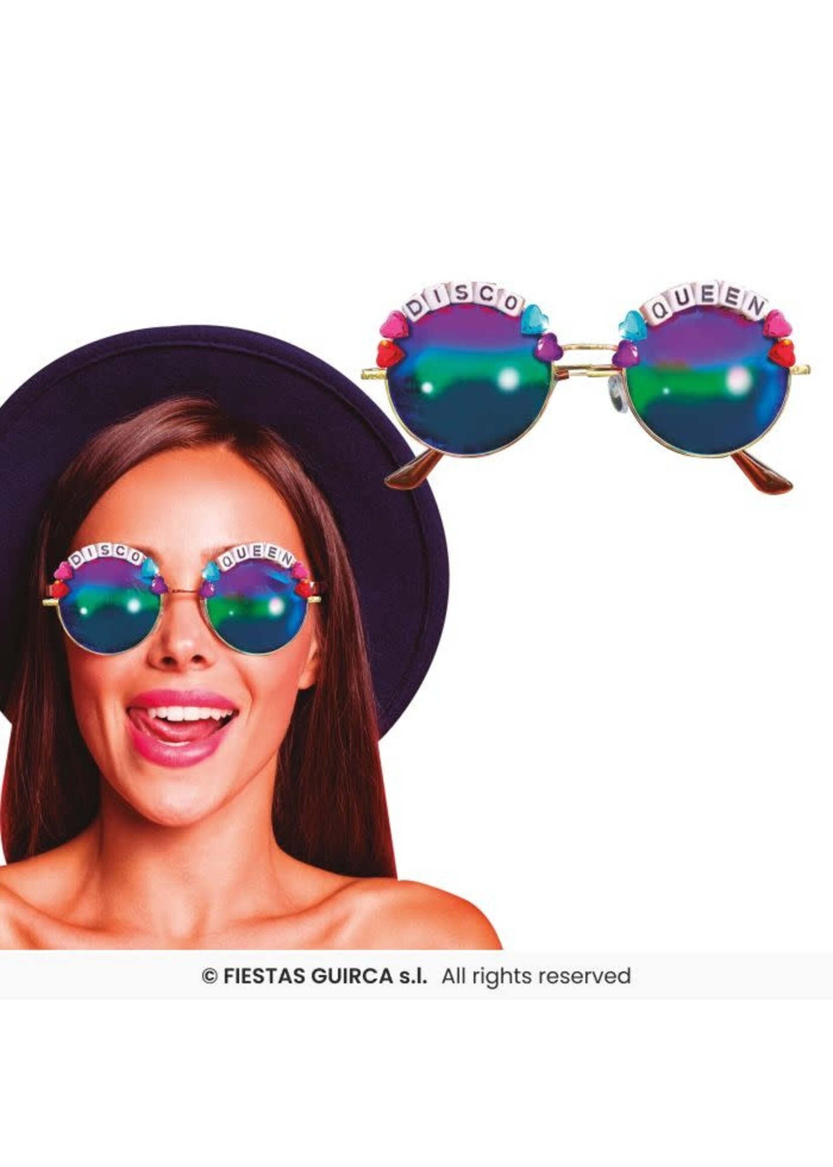 Fiestas Guirca Disco queen bril