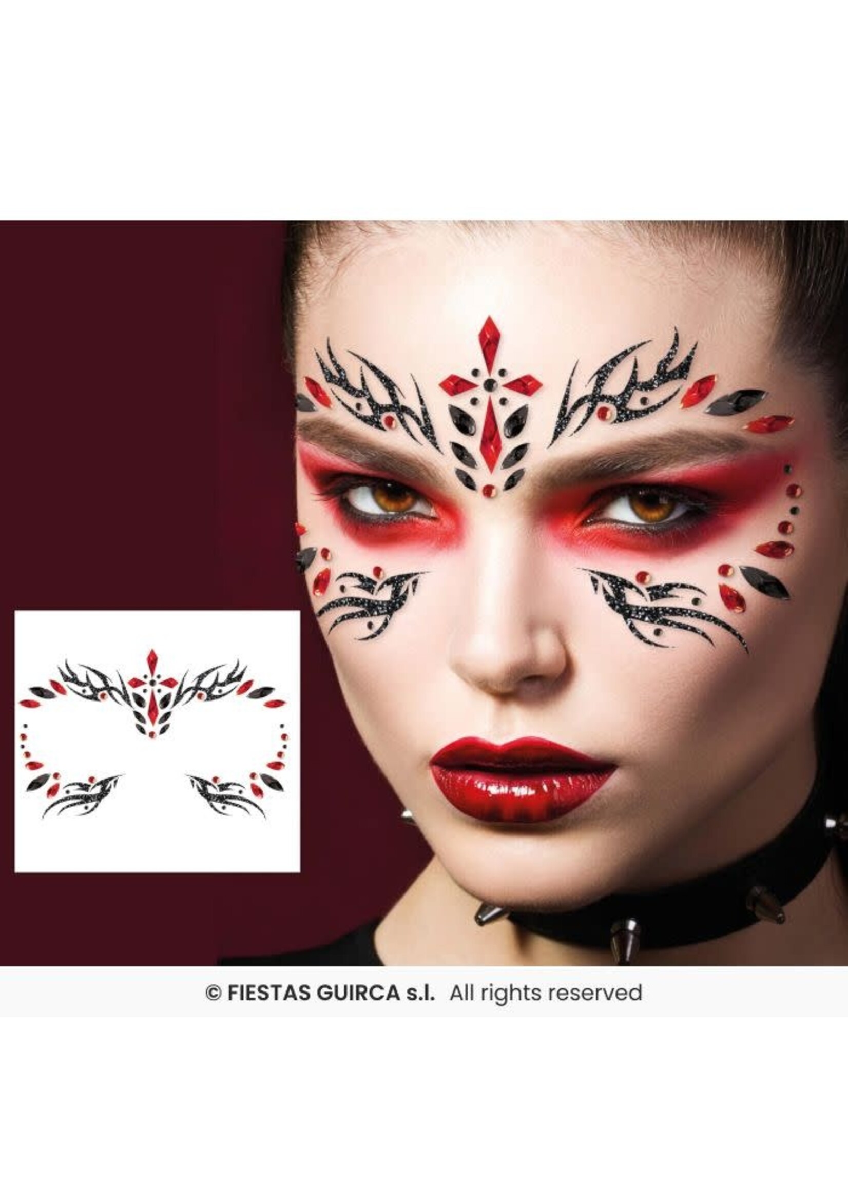 Fiestas Guirca Gezichtsedelstenen Gothic