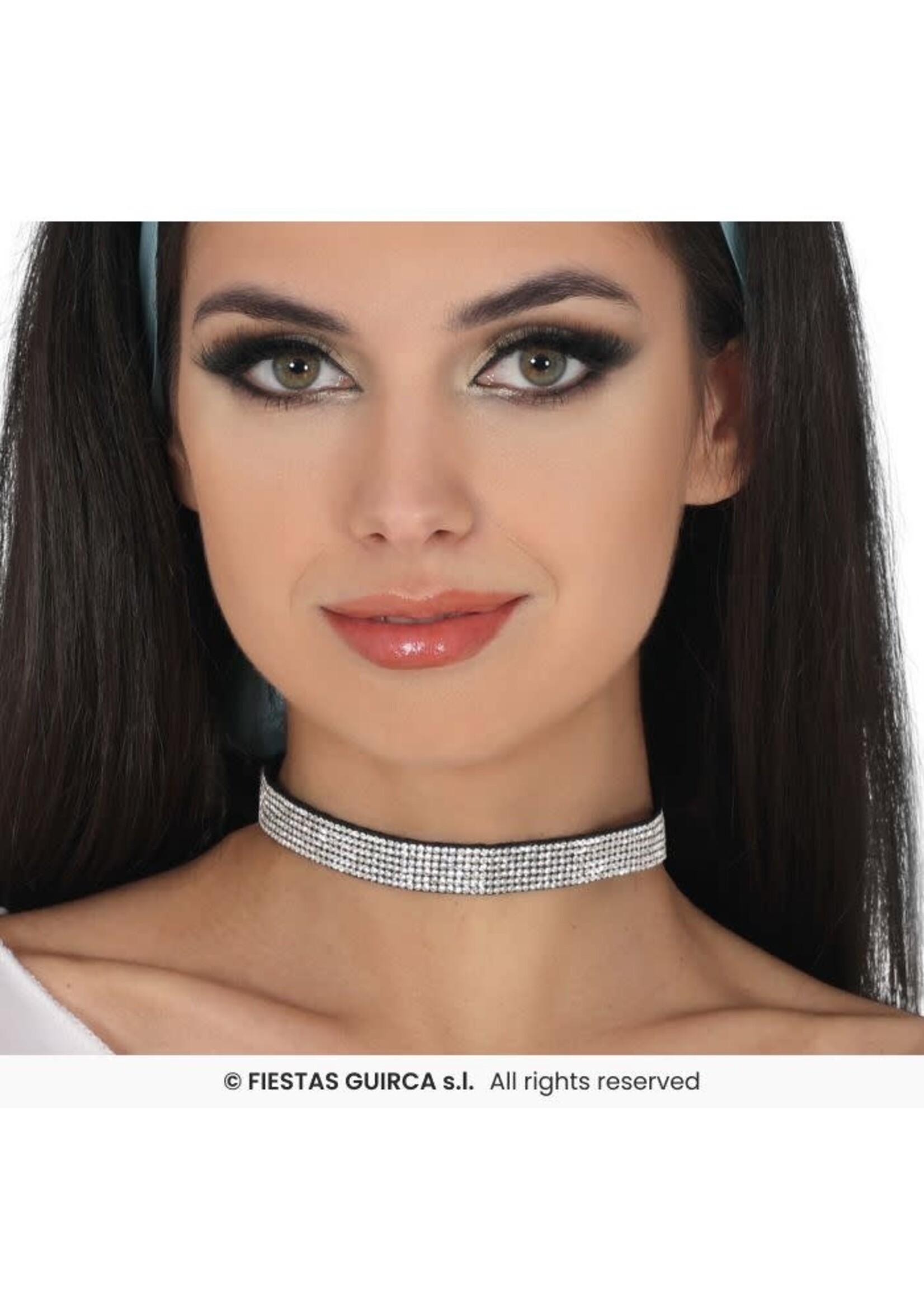 Fiestas Guirca Halsketting met glitters