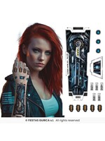 Fiestas Guirca Futuristisch armtattoo-vel 14x30 cm