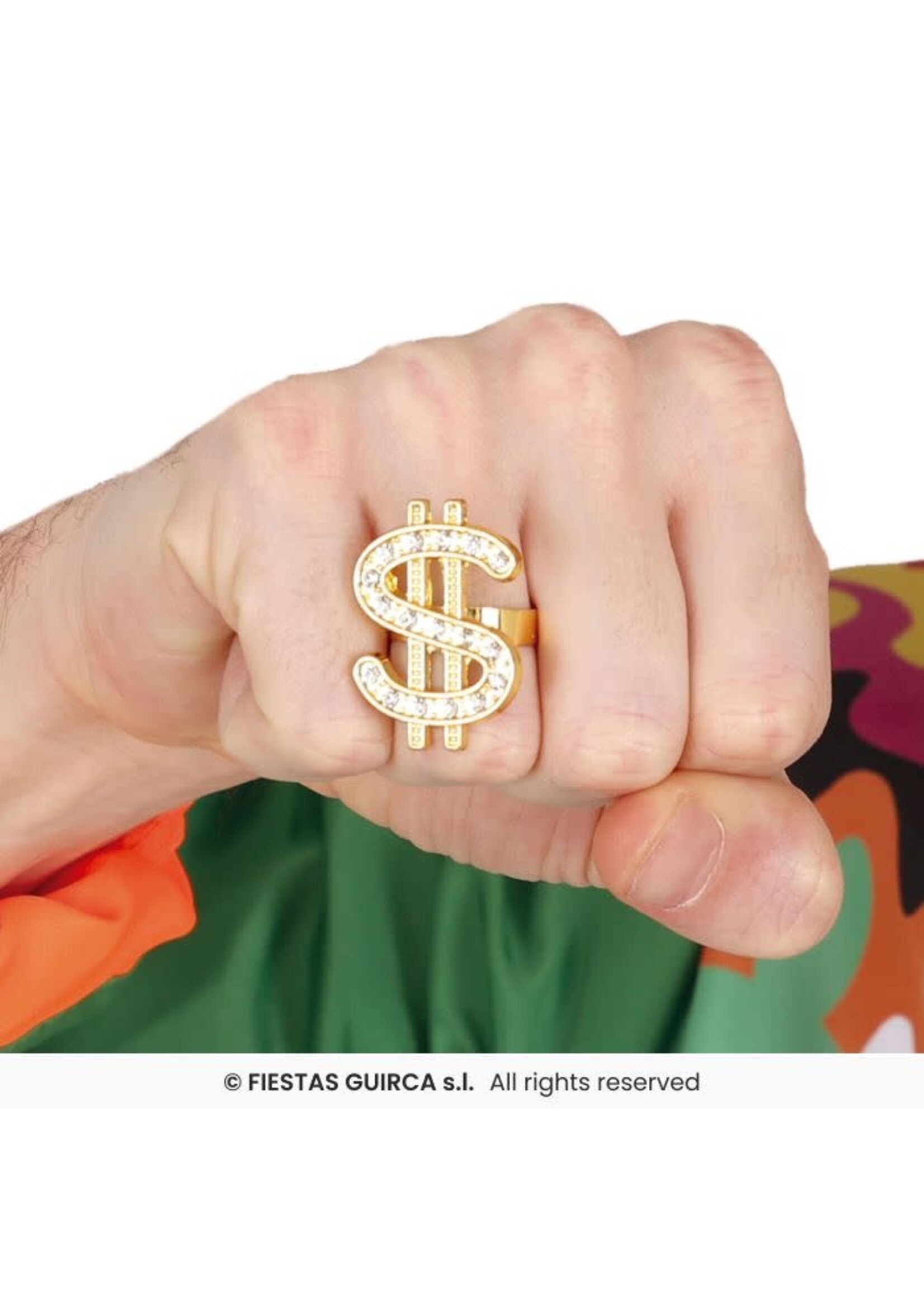 Fiestas Guirca "Dollar" ring goud