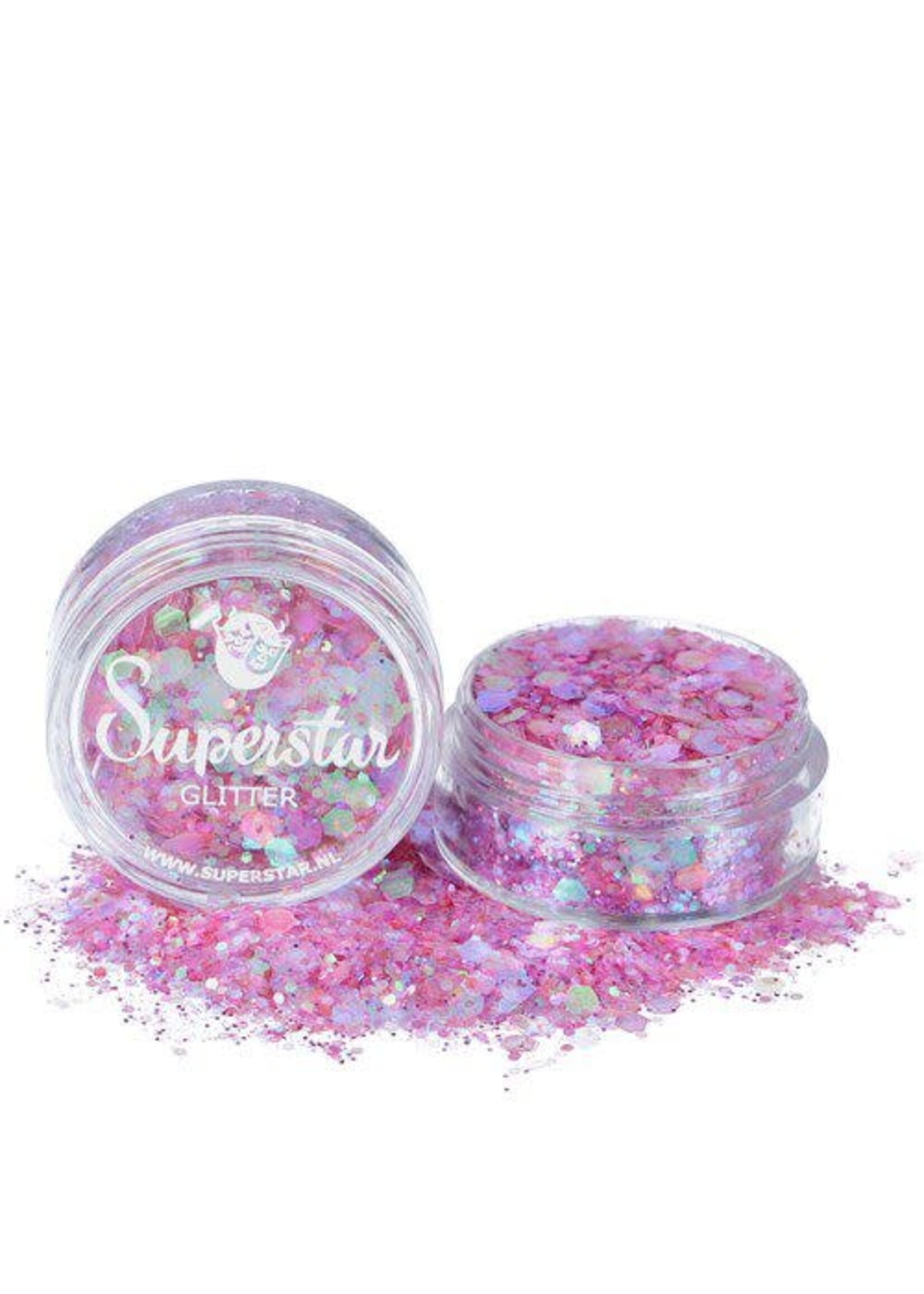 Superstar Glitter chunky Pink mermaid (8ml)