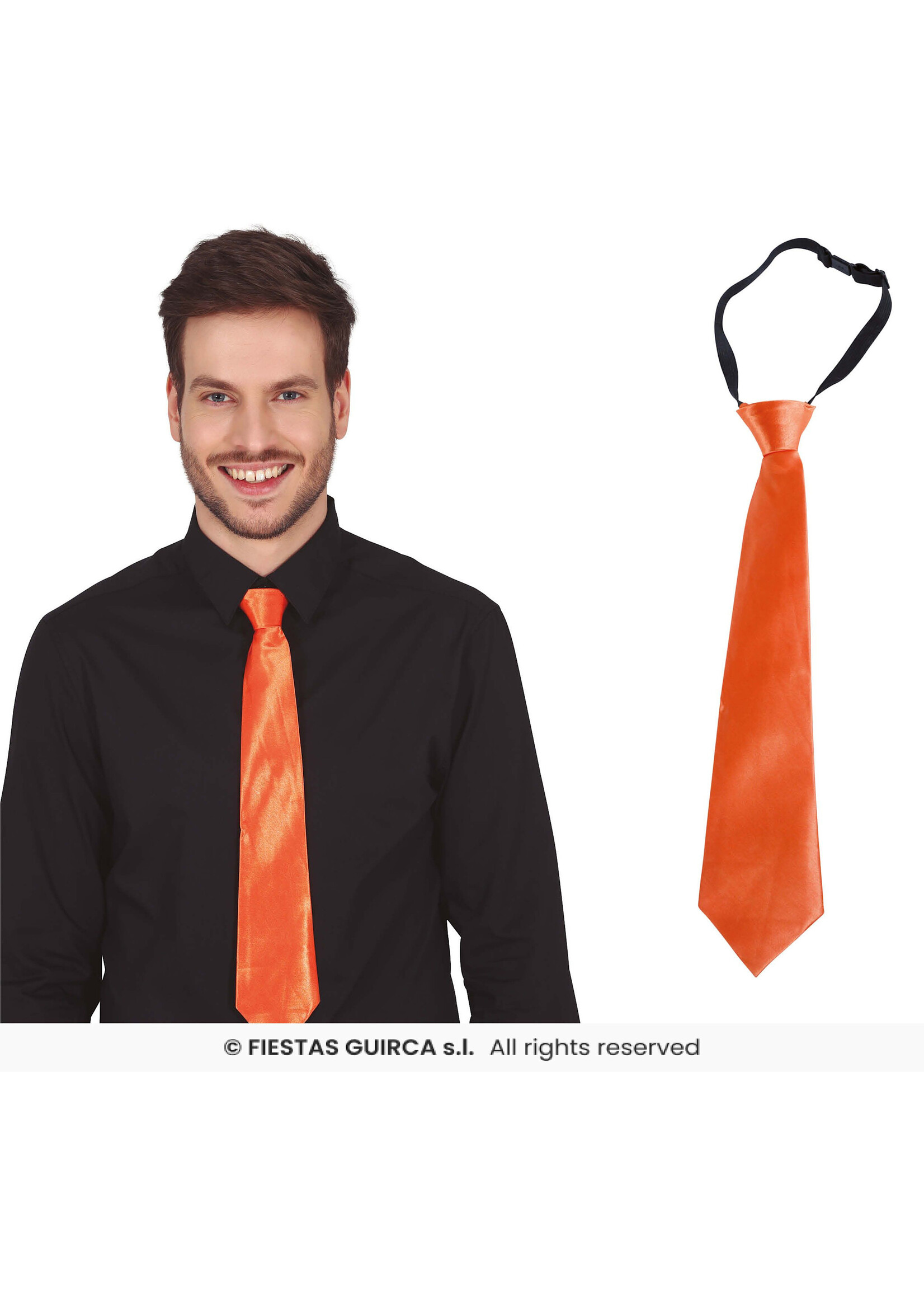 Fiestas Guirca Oranje stropdas