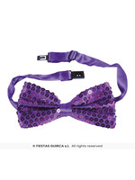 Fiestas Guirca Paarse pailletten vlinderdas