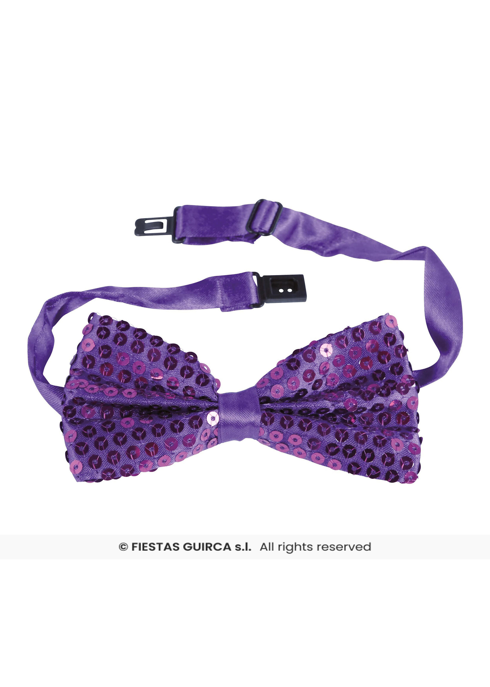 Fiestas Guirca Paarse pailletten vlinderdas