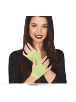 Fiestas Guirca Groene net handschoenen kort