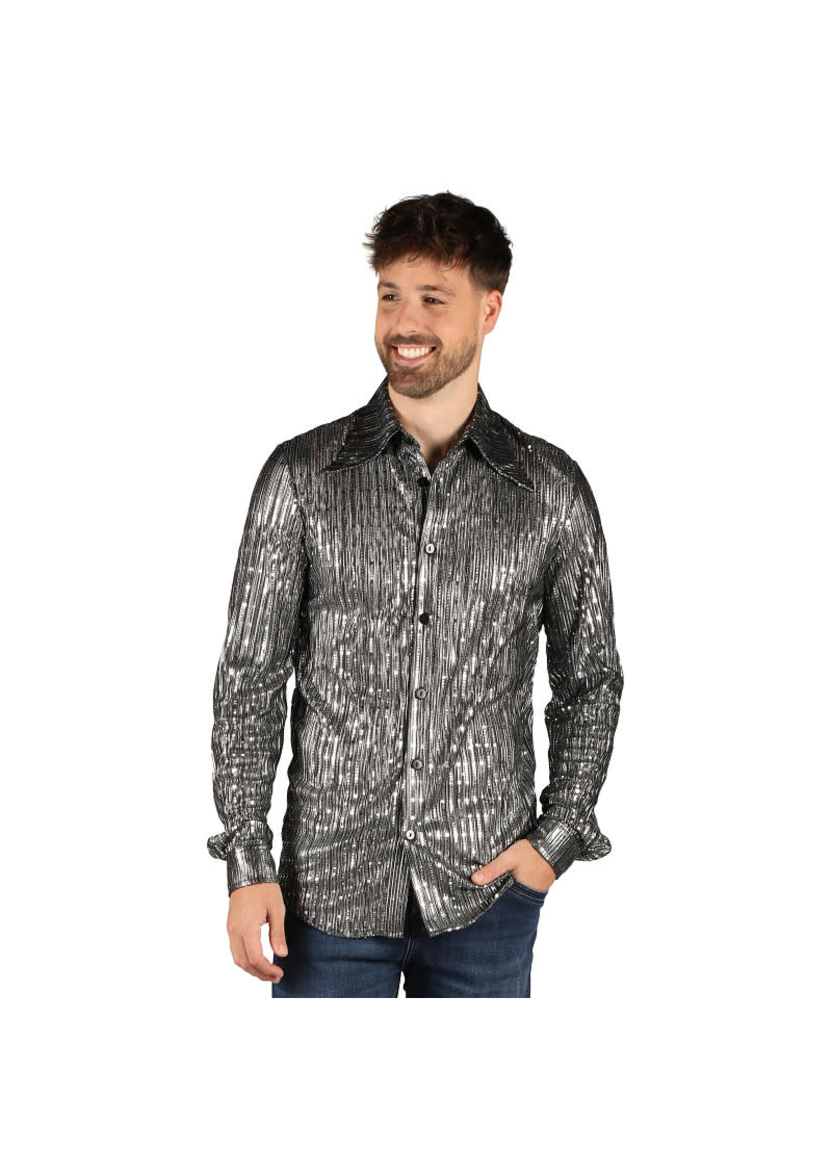 Thetru Blouse "Disco King" Zilver