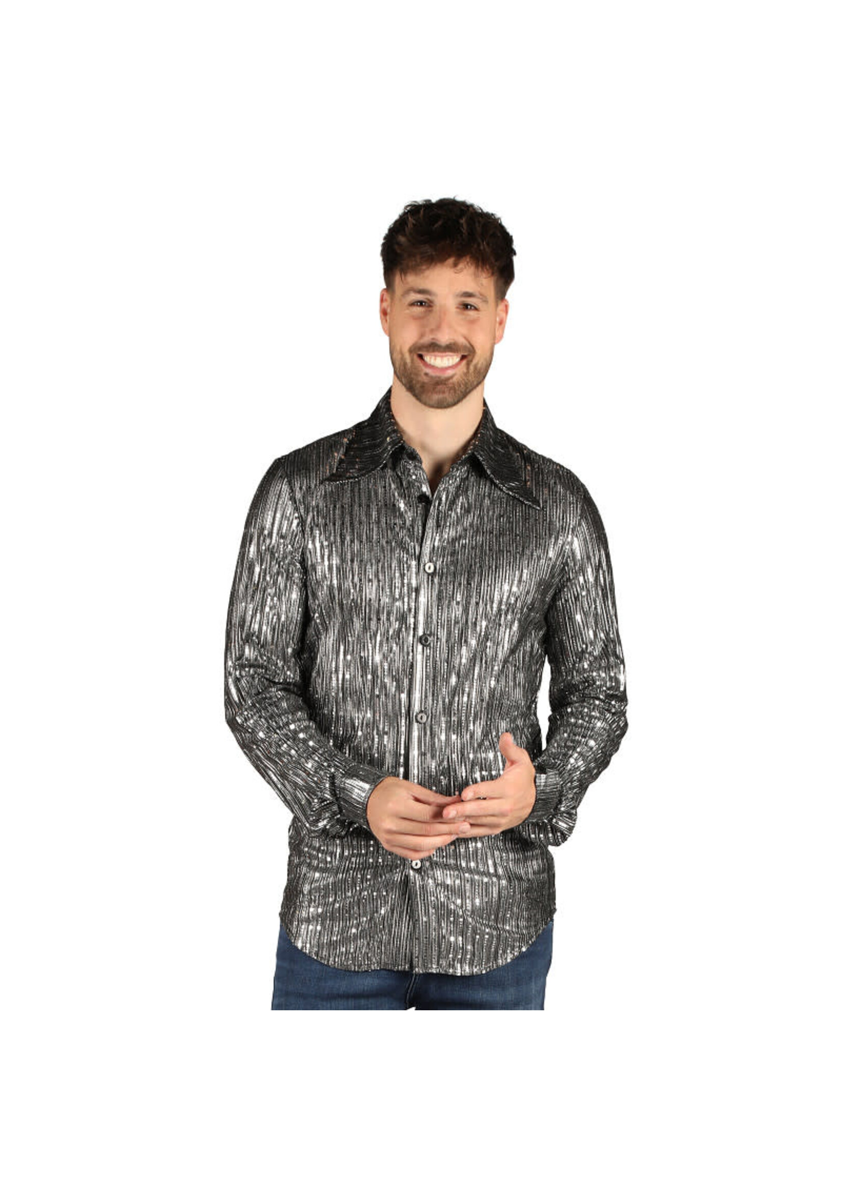 Thetru Blouse "Disco King" Zilver