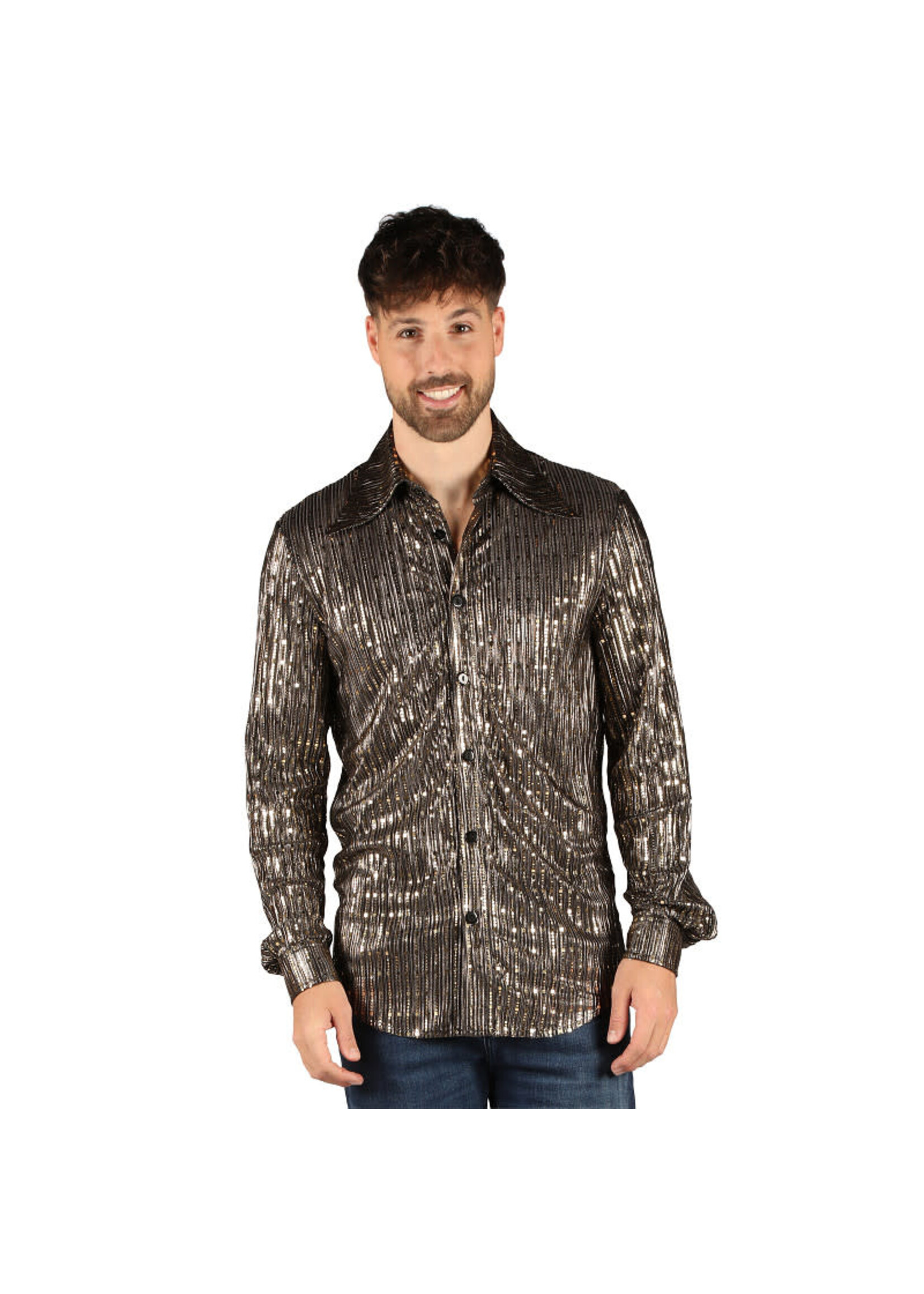 Thetru Blouse "Disco King" Goud