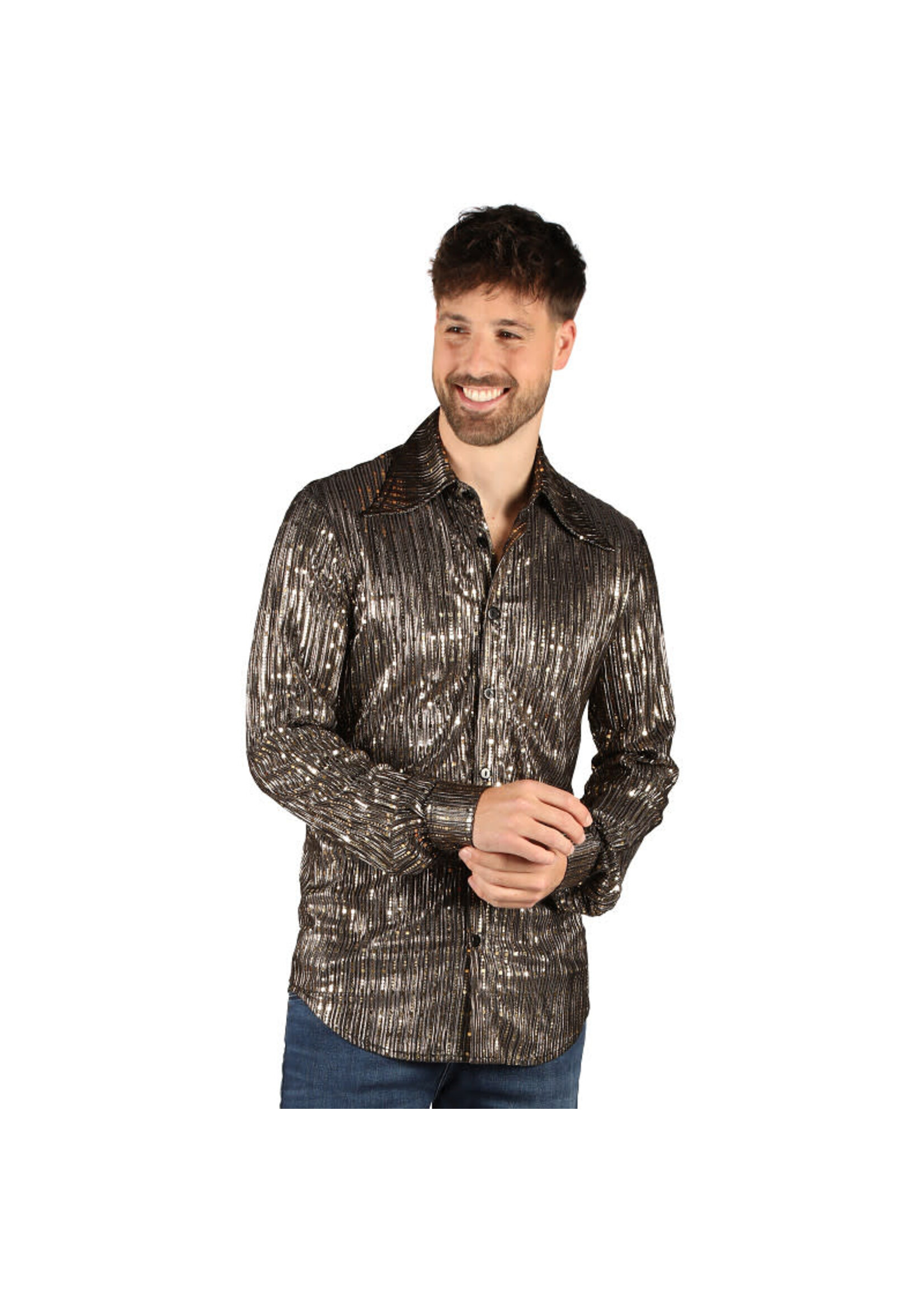 Thetru Blouse "Disco King" Goud