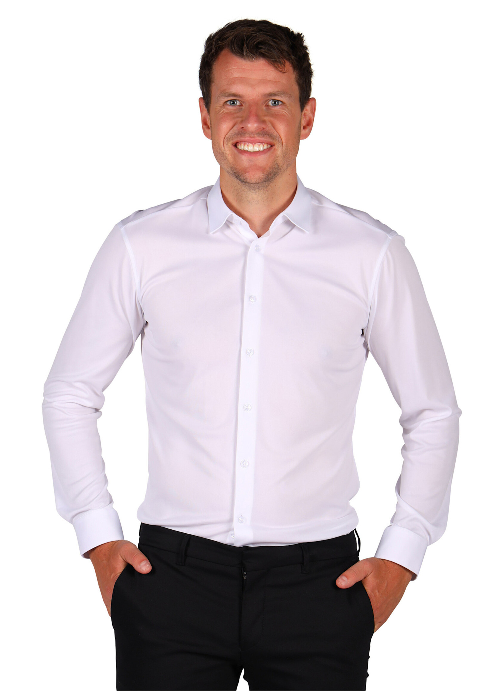 Thetru Herenhemd "Basic colours" Wit