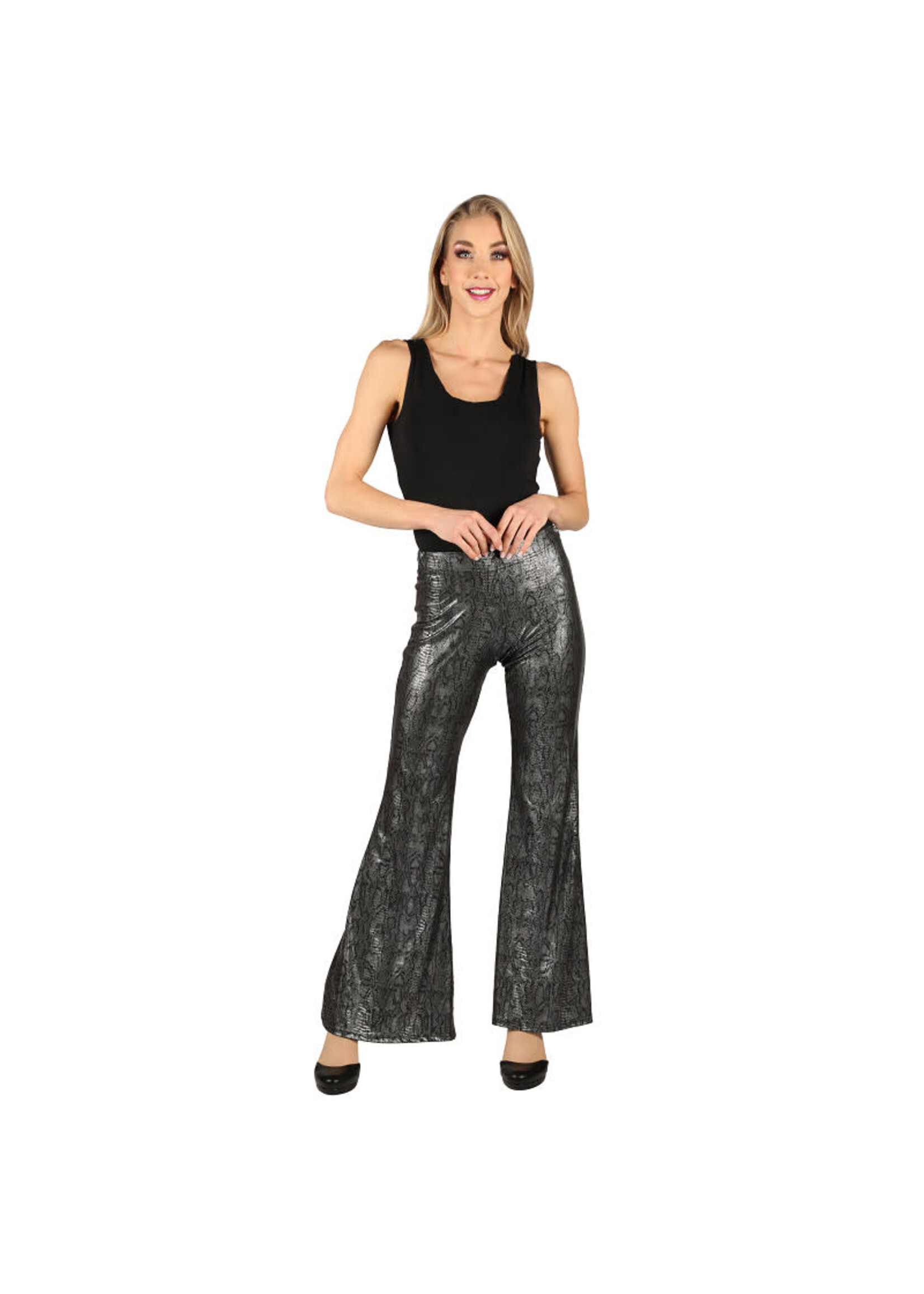 Thetru Broek "Snakeskin" Zilver