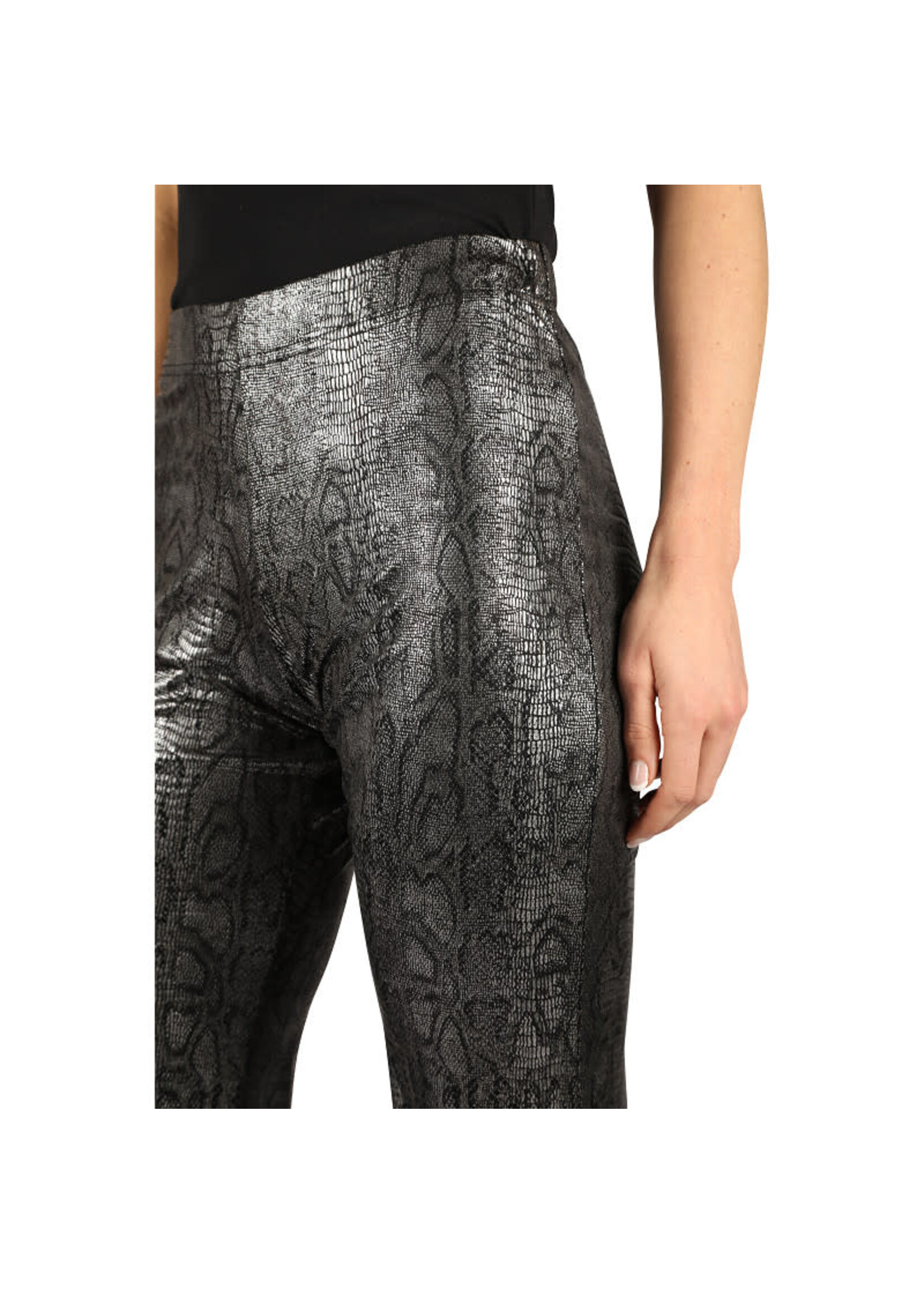 Thetru Broek "Snakeskin" Zilver