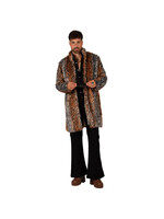 Thetru Lange heren bontjas "Panther Pimp"