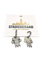 Stadssieraad Oorbellen Kielegat Nar Zilver