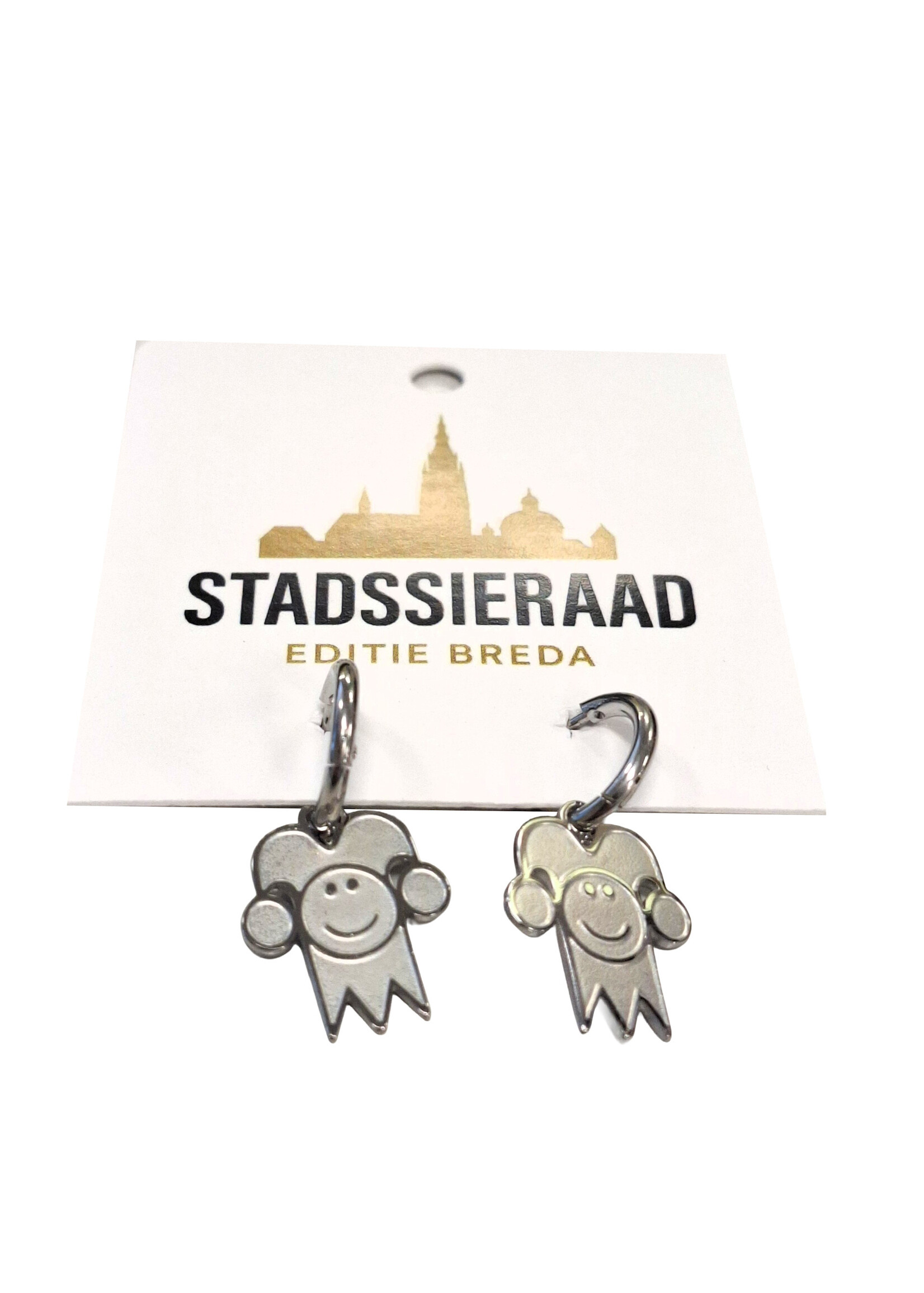 Stadssieraad Oorbellen Kielegat Nar Zilver