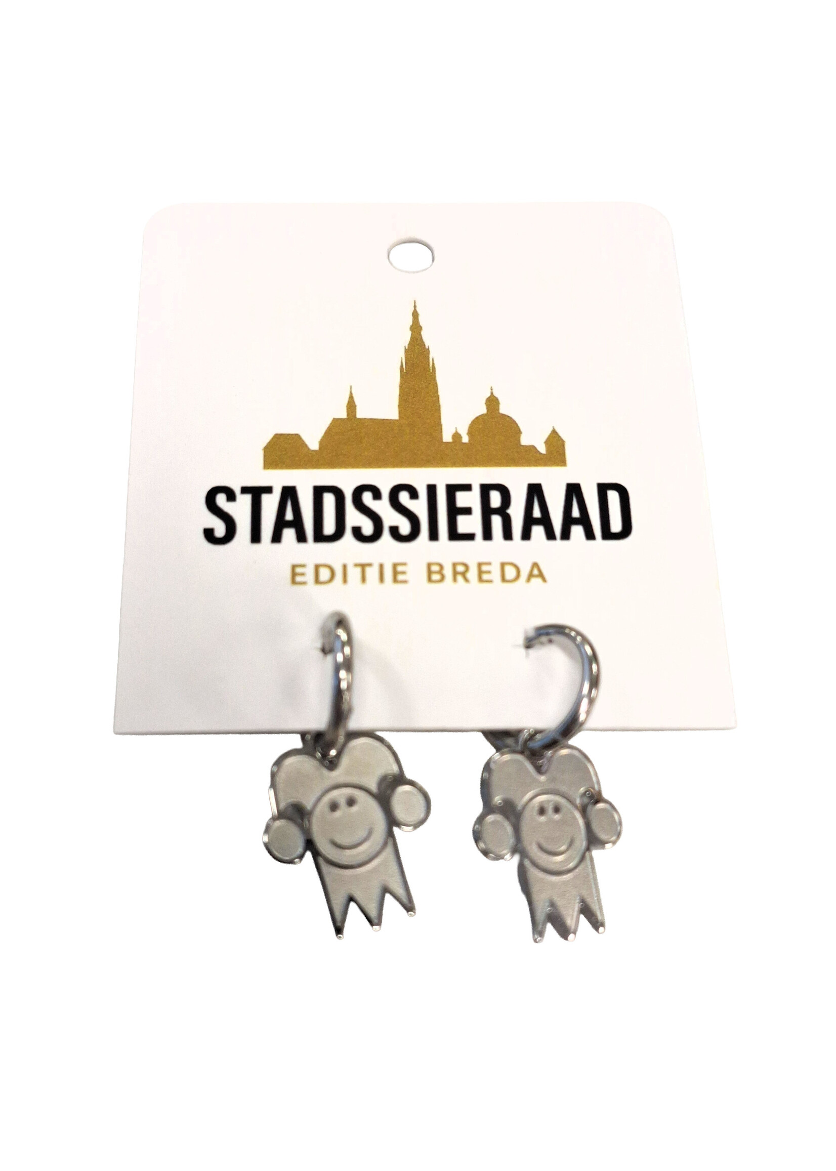 Stadssieraad Oorbellen Kielegat Nar Zilver