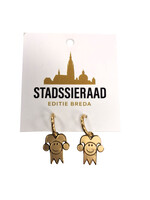 Stadssieraad Oorbellen Kielegat Nar Goud