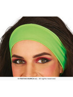 Feestkleding Breda Hoofdband groen neon