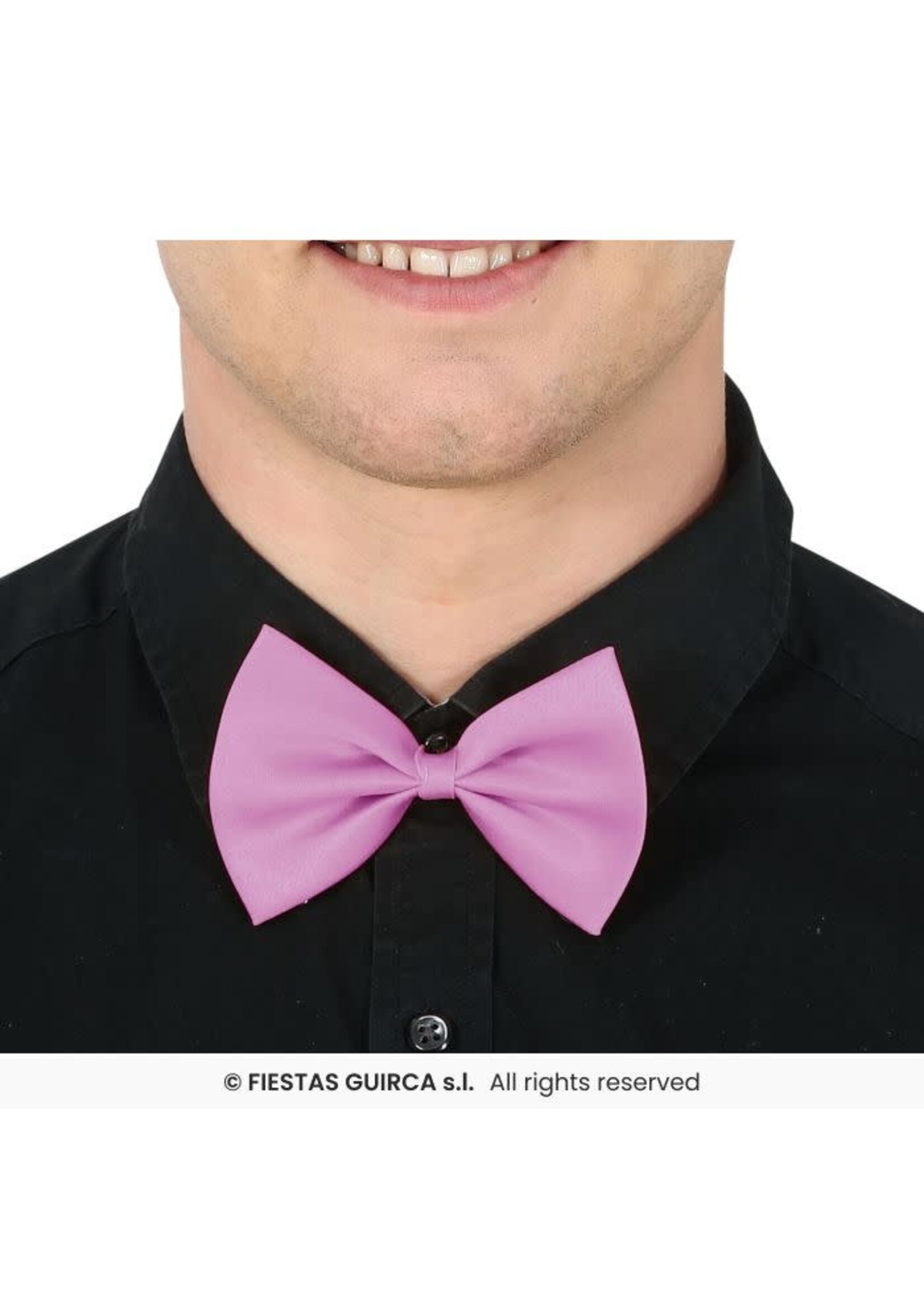 Fiestas Guirca Vlinderstrik roze