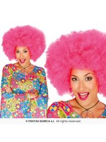 Fiestas Guirca Pruik afro felroze