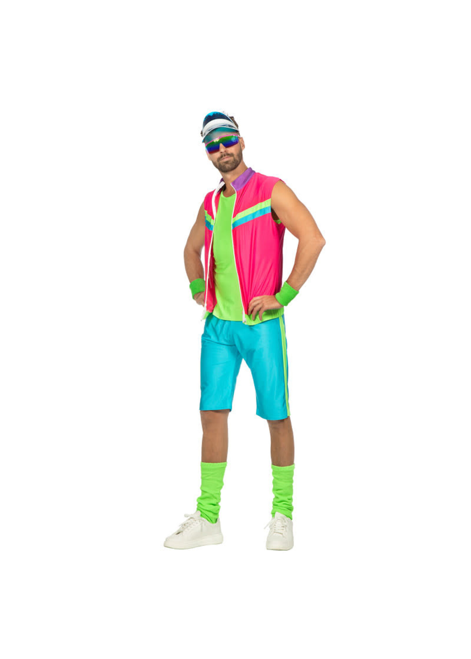 Wilbers & Wilbers Sportieve aerobic set neon Heren