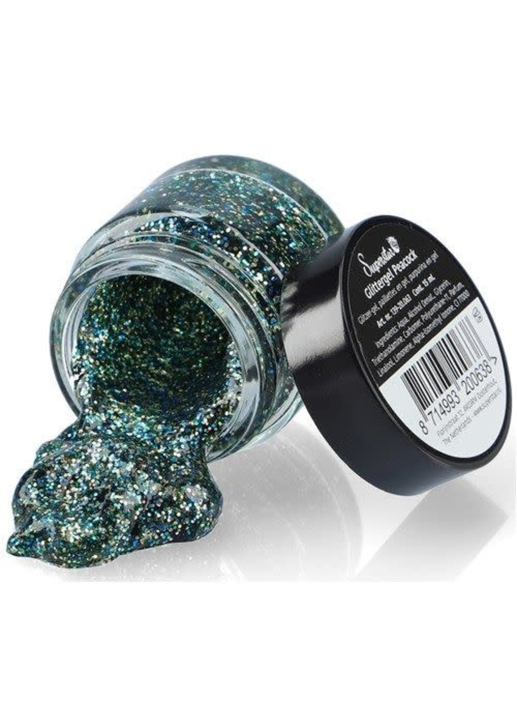 Haza-Witbaard Glittergel Peacock (15ml)