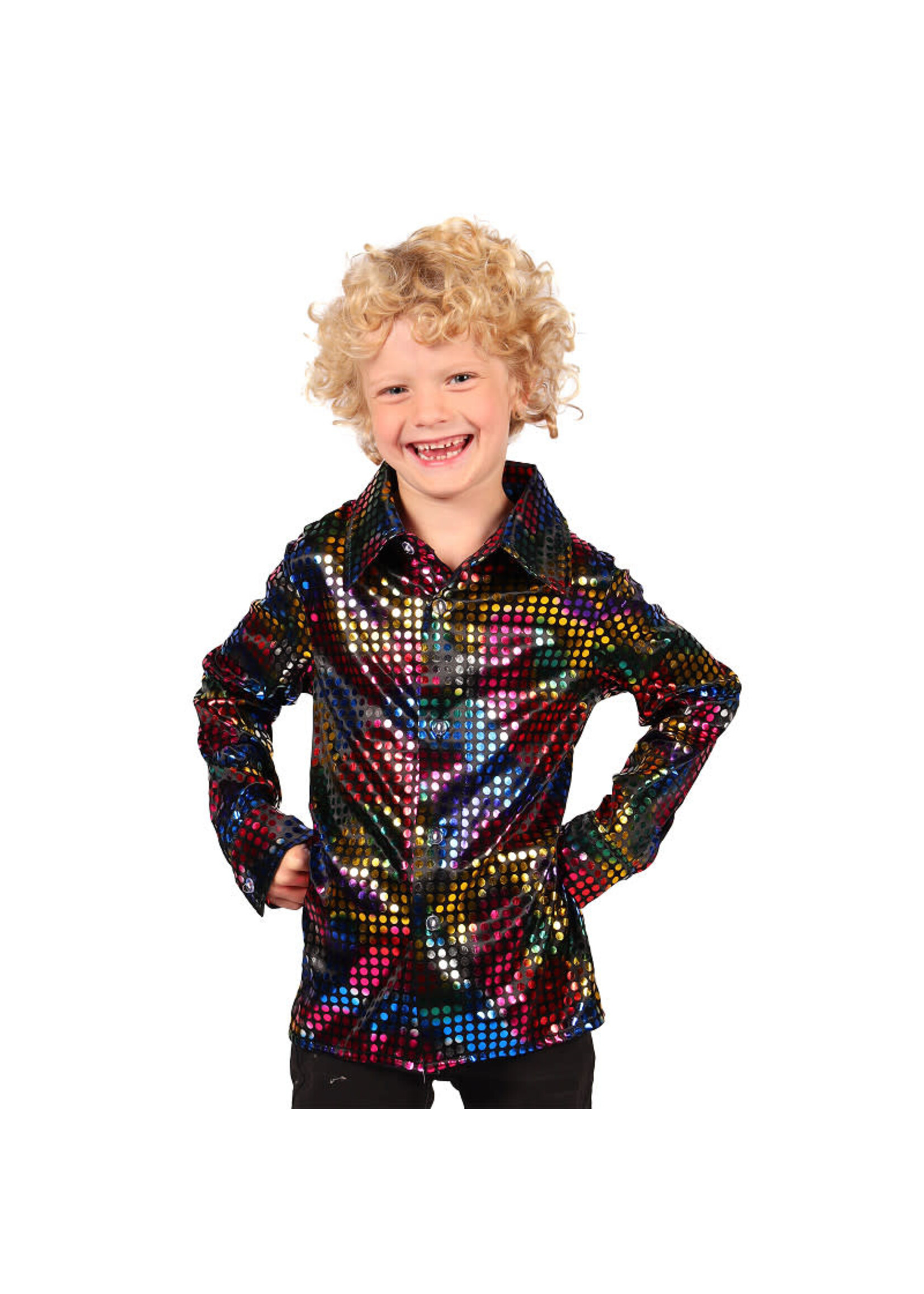 Thetru Glitterblouse Kind, Zwart