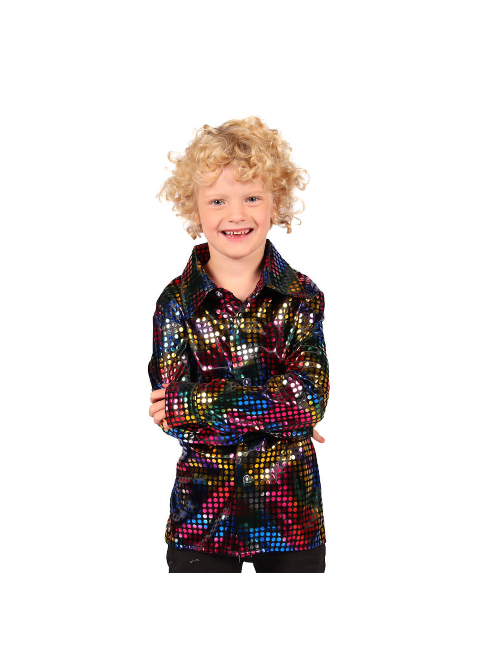 Thetru Glitterblouse Kind, Zwart