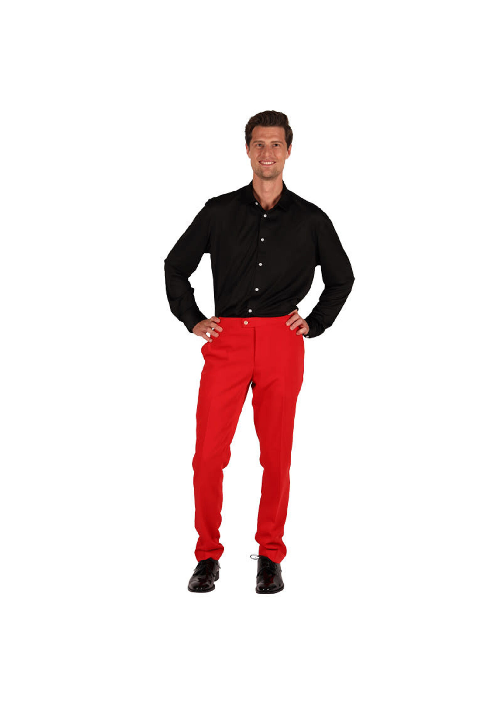 Thetru Herenbroek "Classic style" Rood