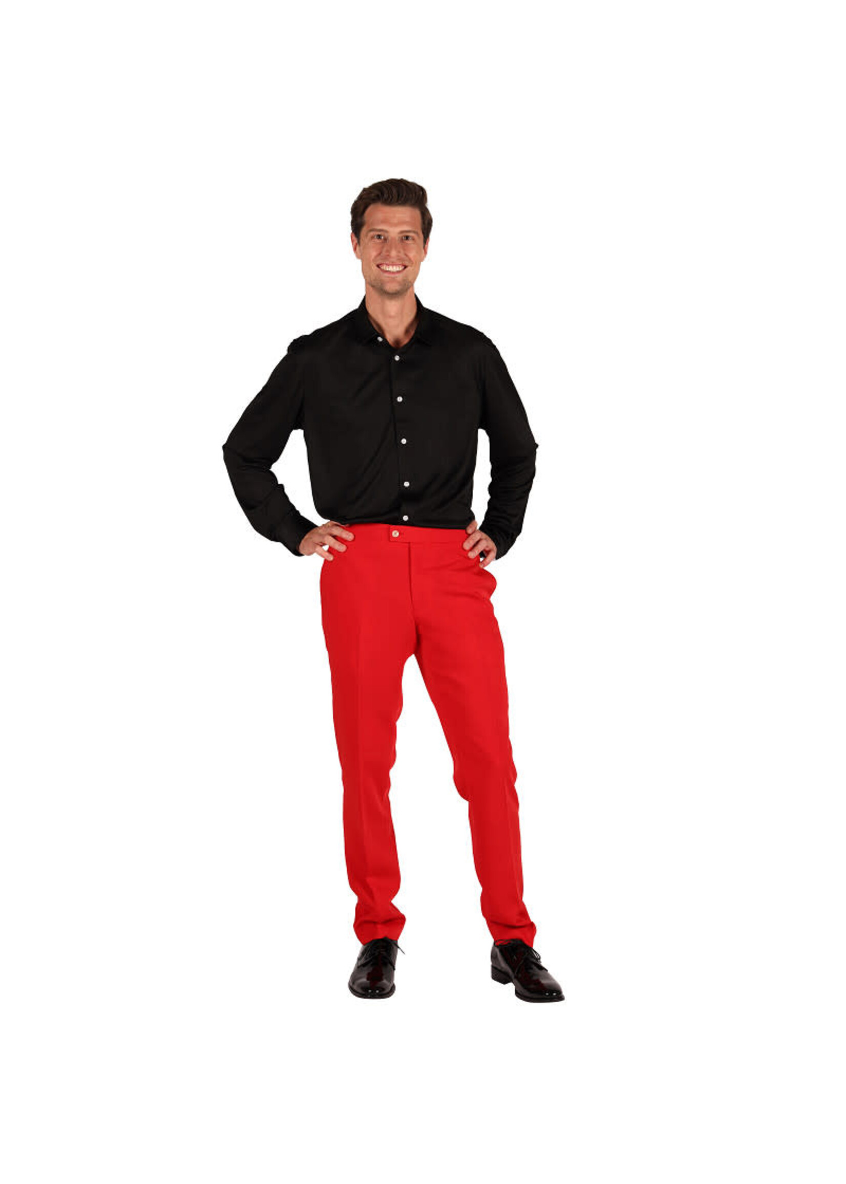 Thetru Herenbroek "Classic style" Rood