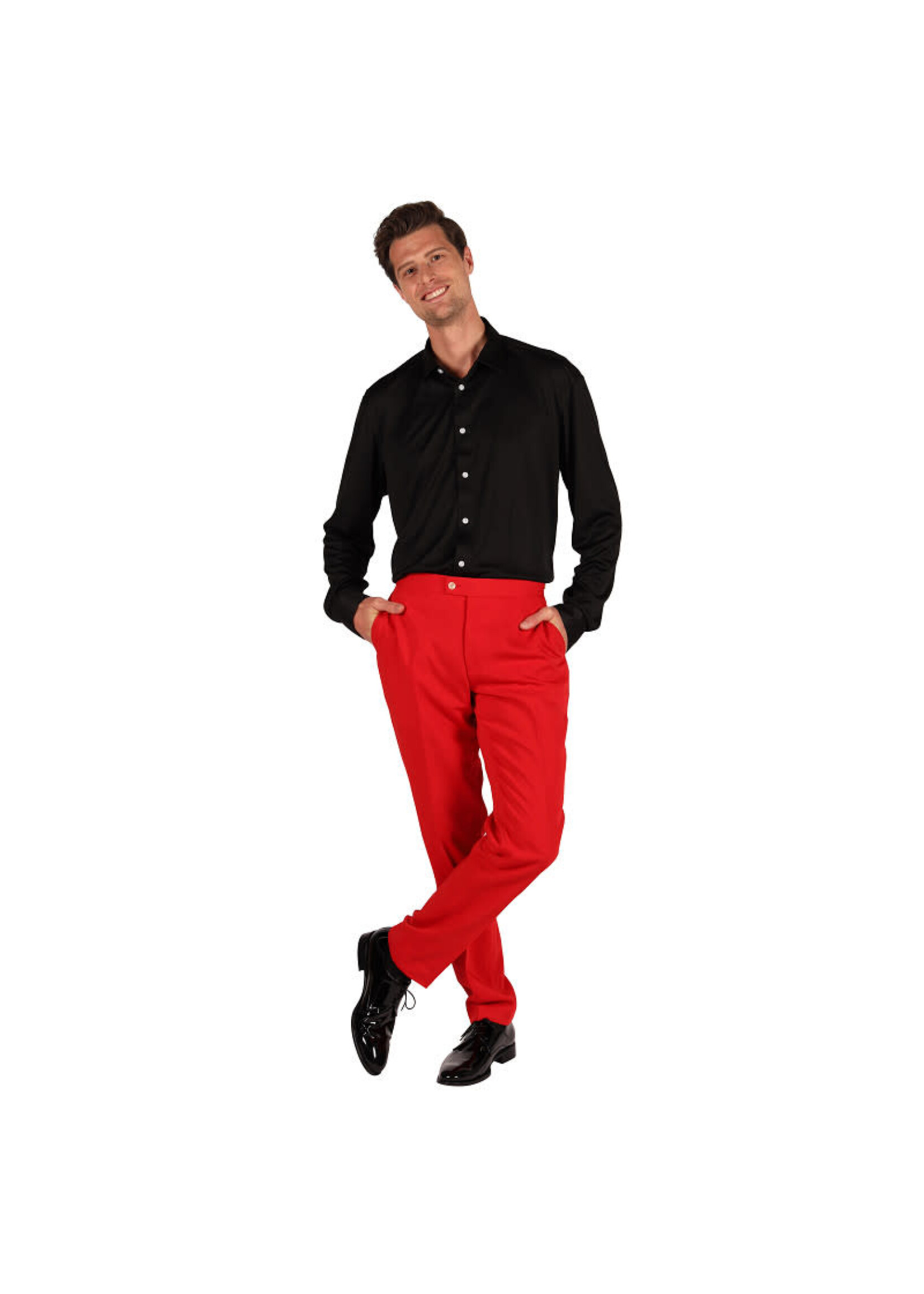 Thetru Herenbroek "Classic style" Rood