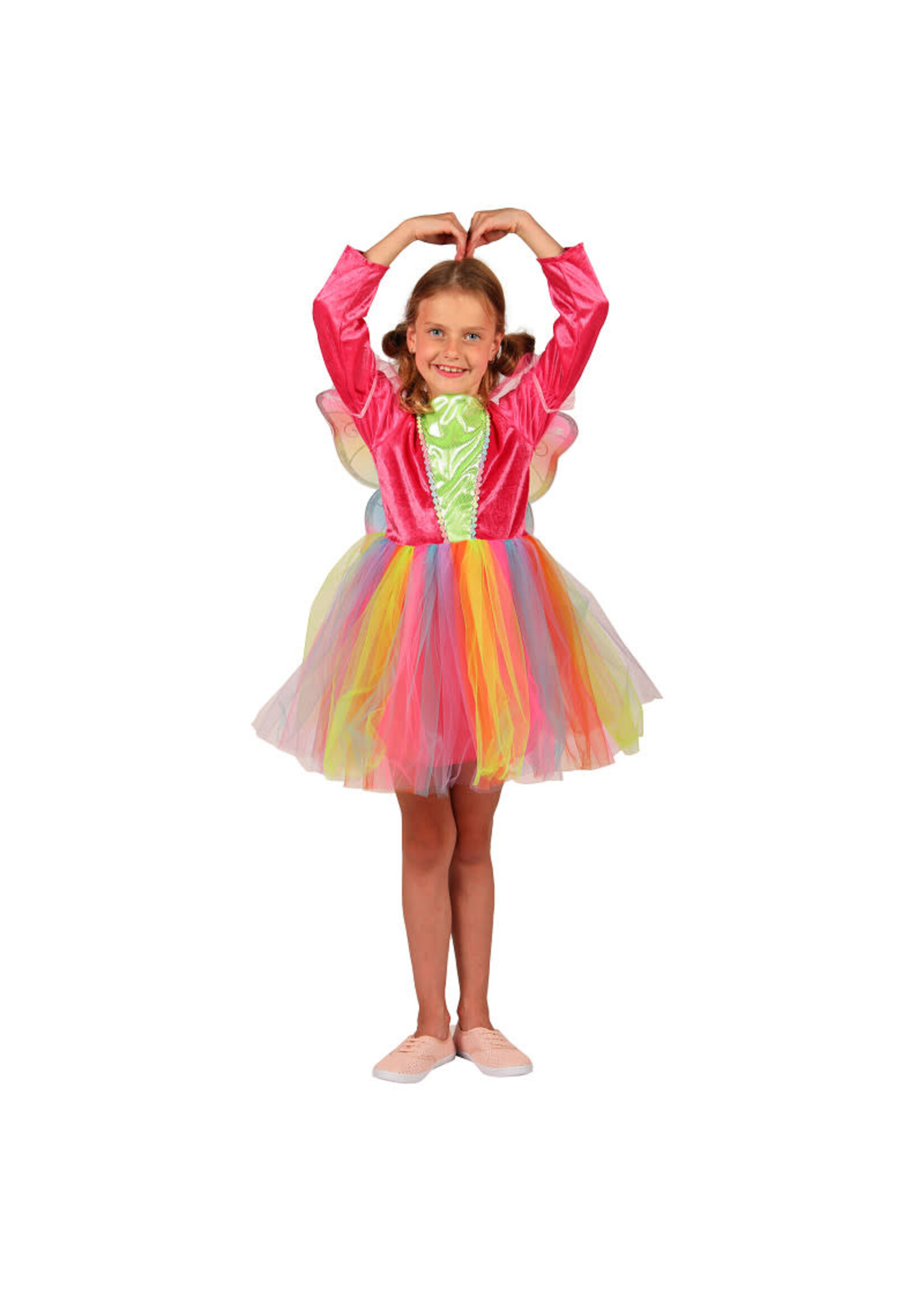 Thetru Jurk Kind "Rainbow Princes" Mix van kleuren