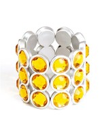 Feestkleding Breda Armband bling bling  goud