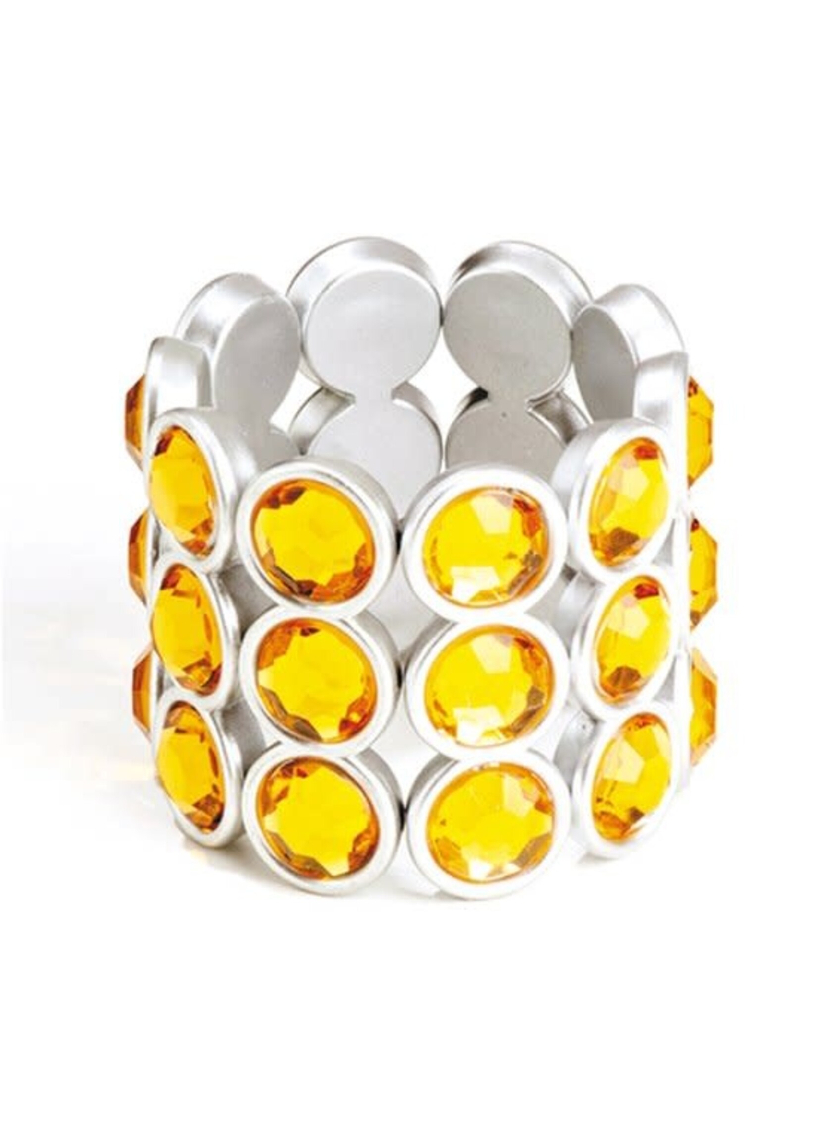 Feestkleding Breda Armband bling bling  goud