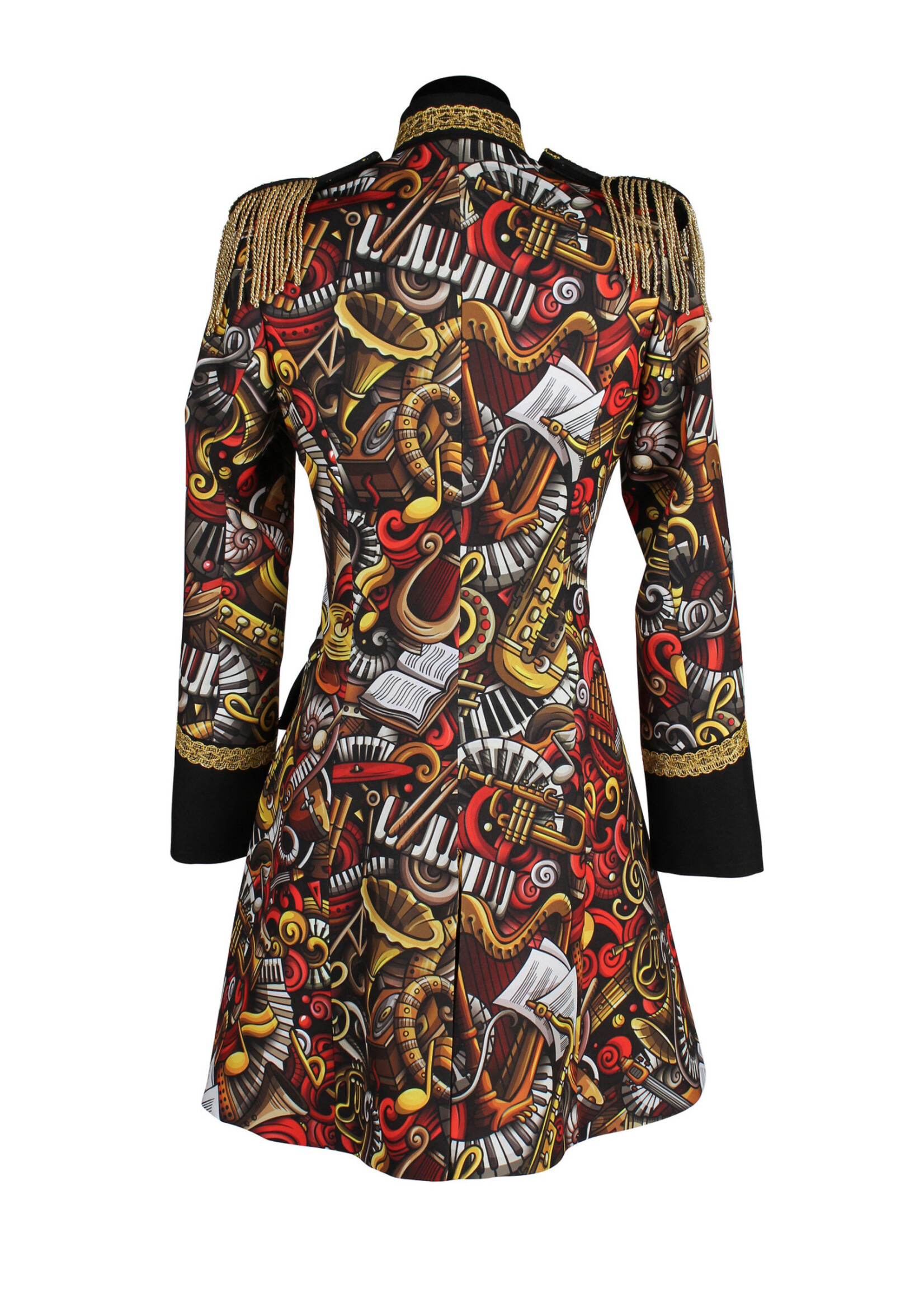 Thetru Jas Dame "Brass band" Rood