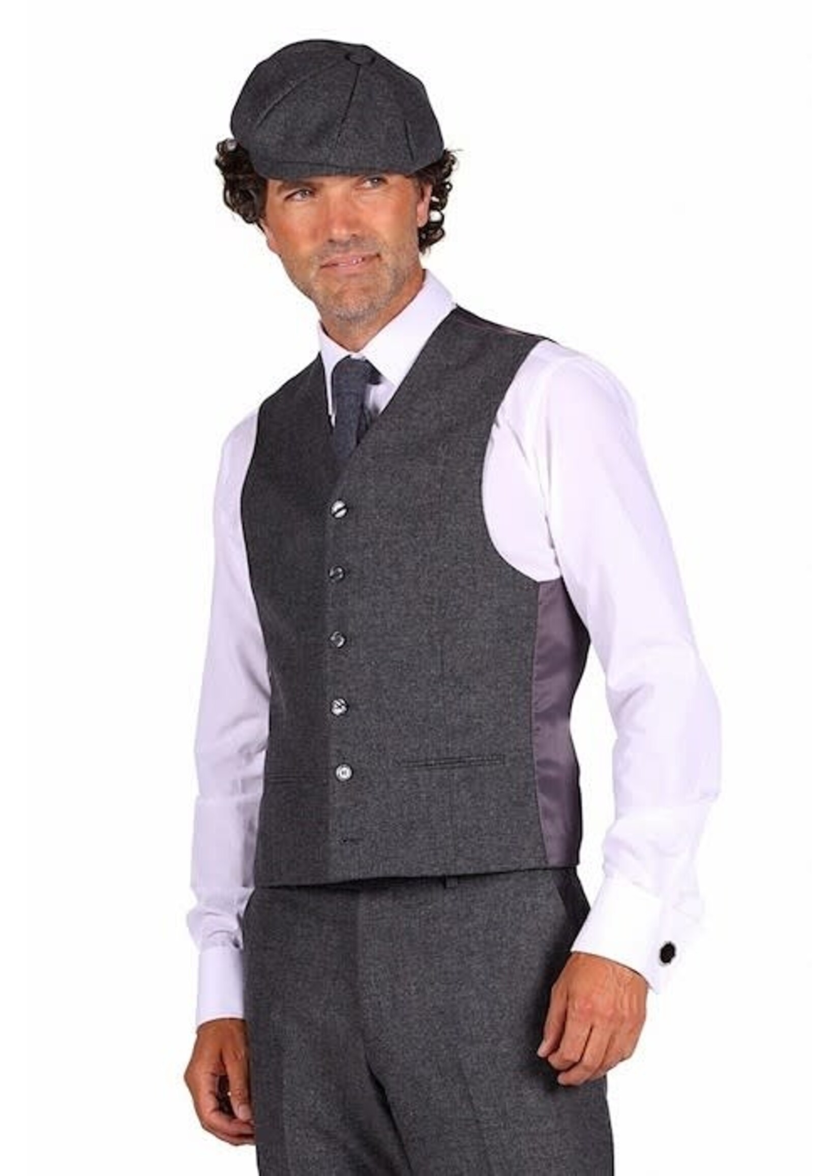 Thetru Jaren 20 vest grijs, Peaky Blinders vest