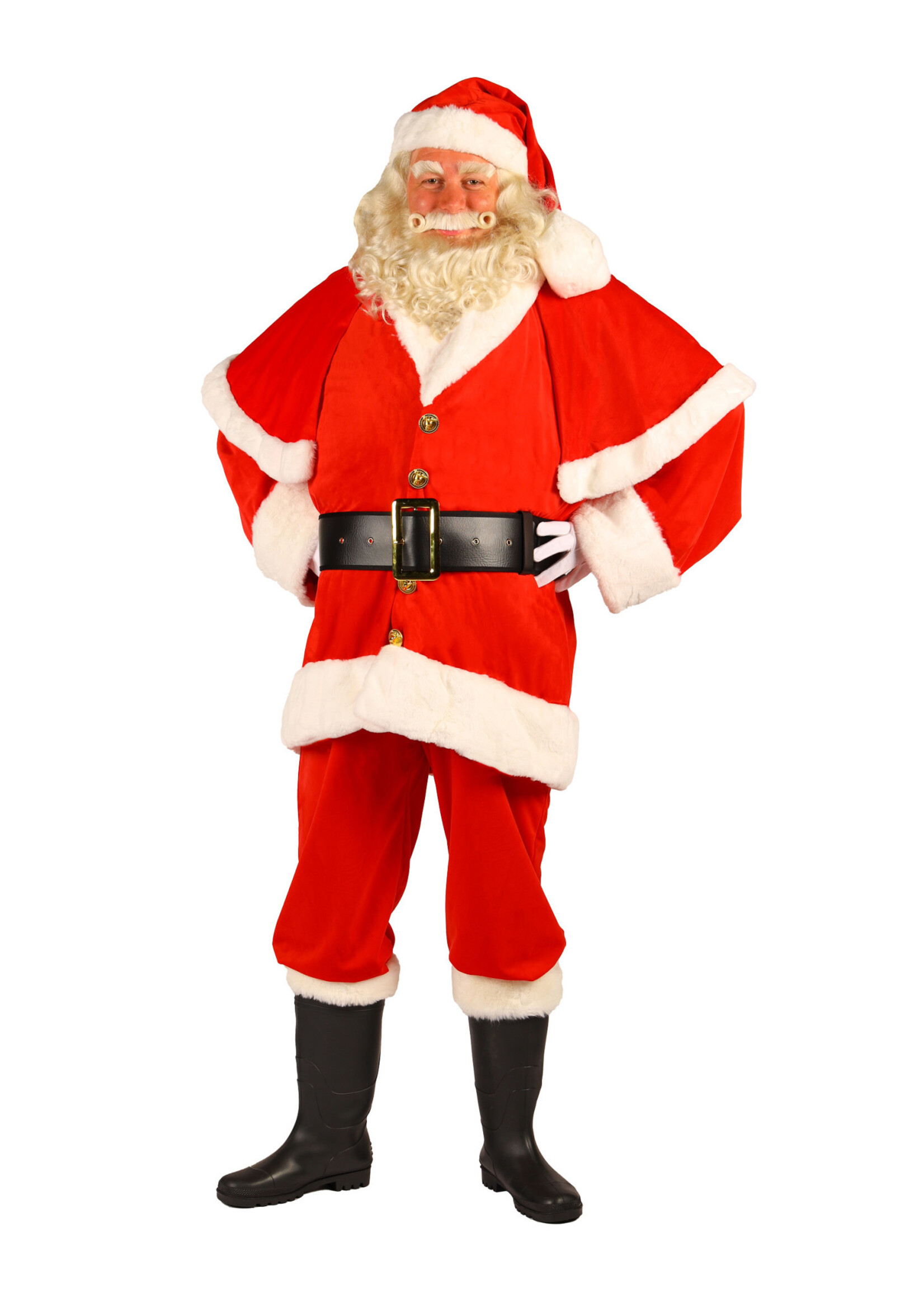 Thetru Kerstman met cape, Rood-Wit