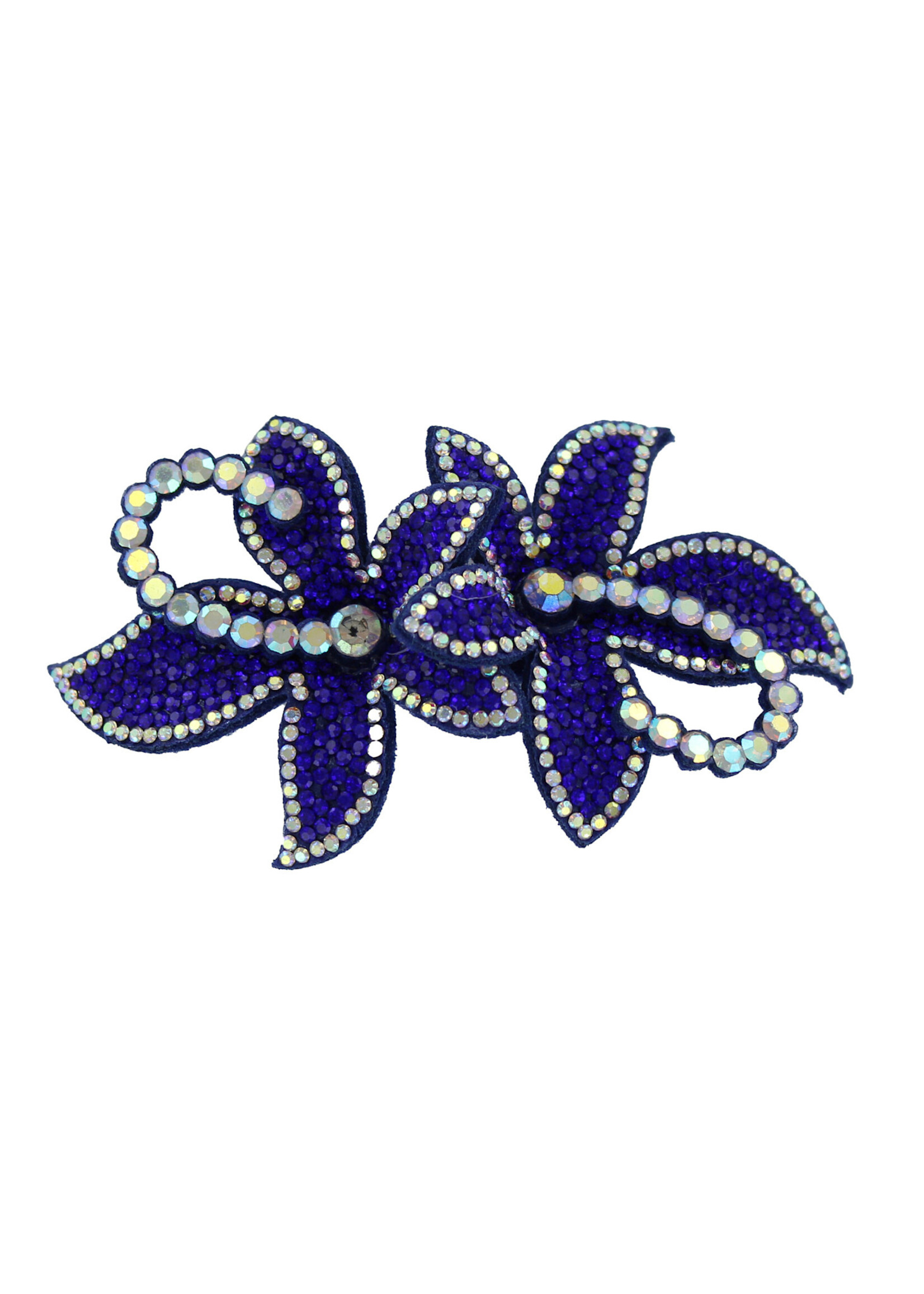 Thetru Speldje bloem "Sequin Flower" Blauw